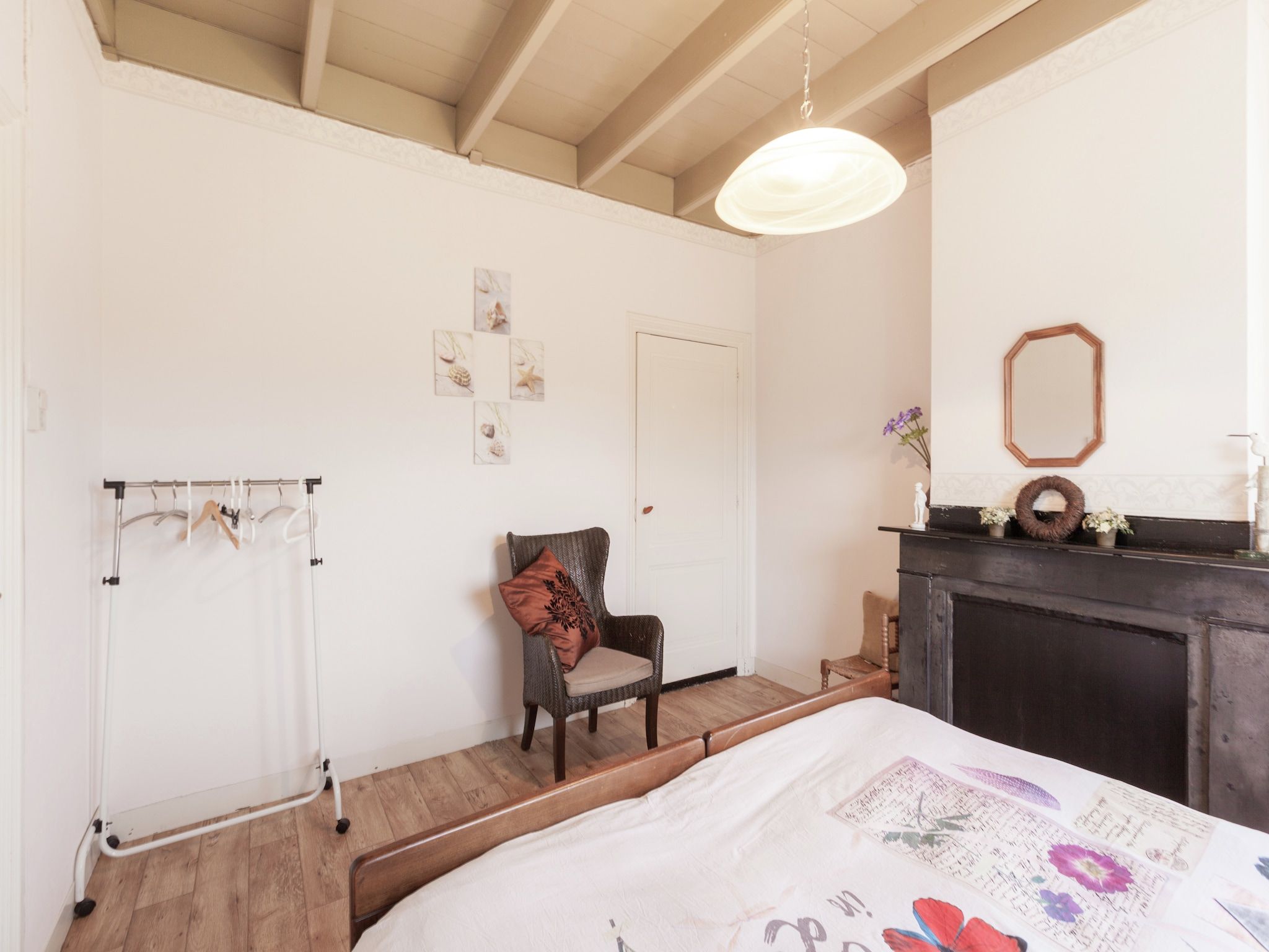 Een slaapkamer van Licykreken in Wemeldinge