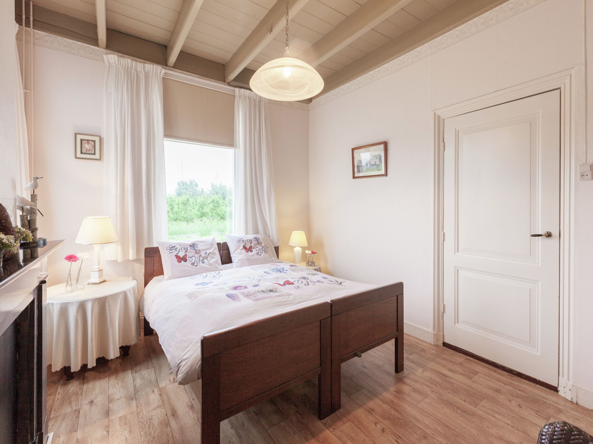 Een slaapkamer van Licykreken in Wemeldinge