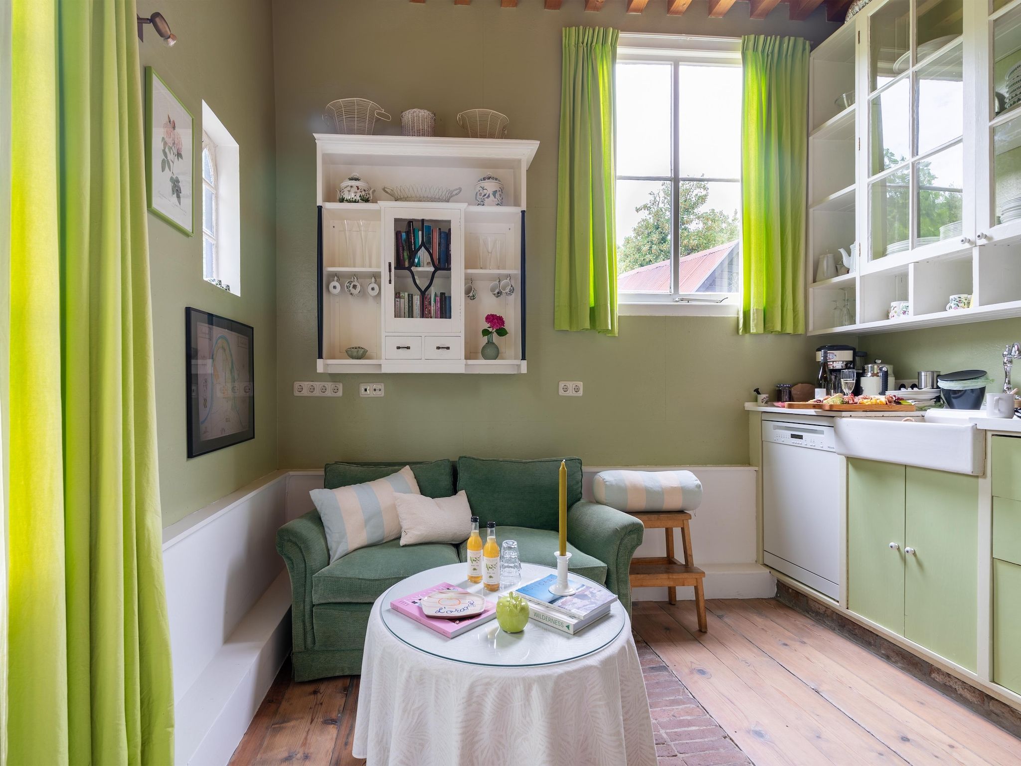 De keuken van Koetshuis 't Geyn-Landgoed Noordenhoek in Deil