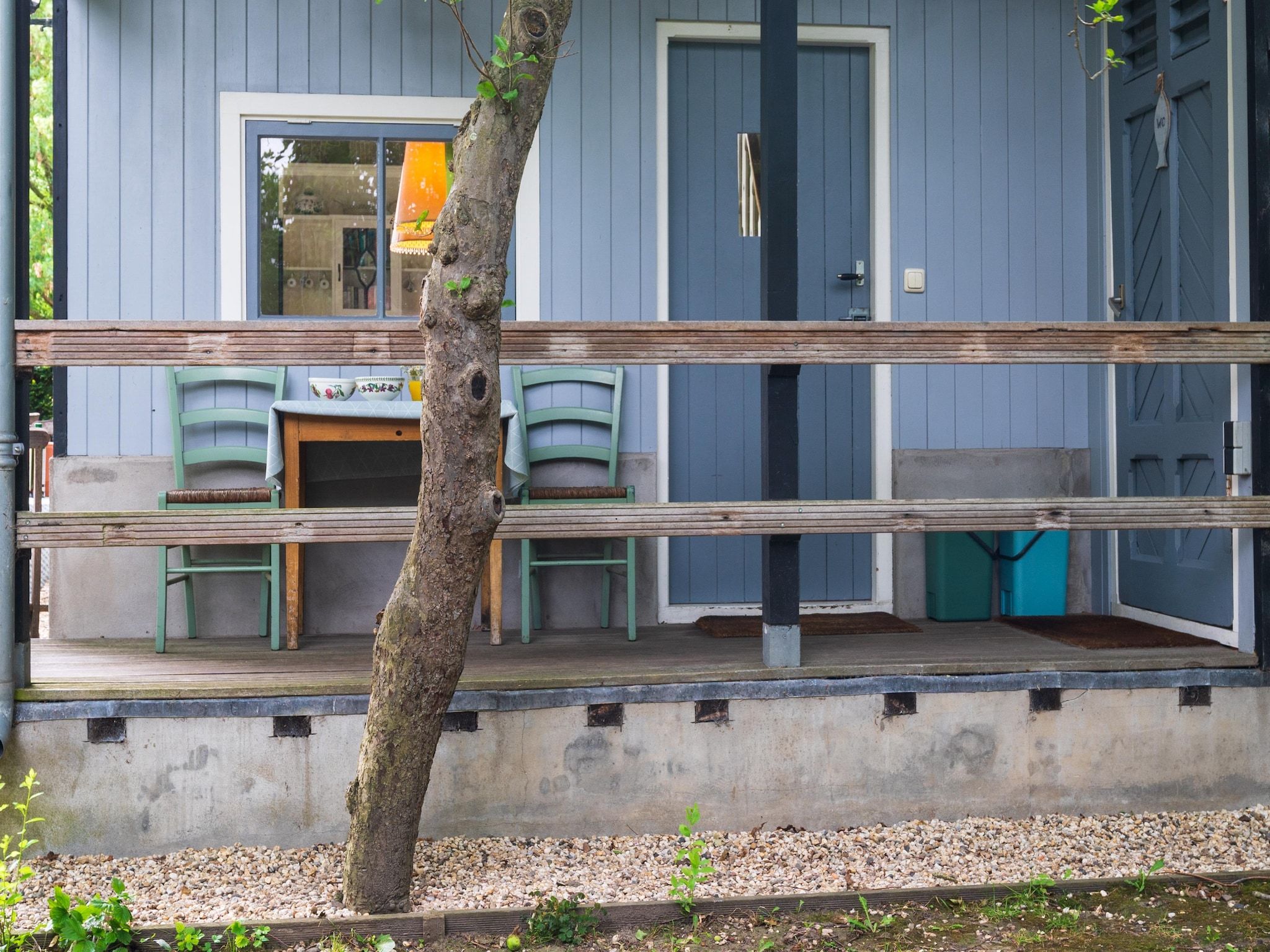 De buitenkant van Koetshuis 't Geyn-Landgoed Noordenhoek in Deil