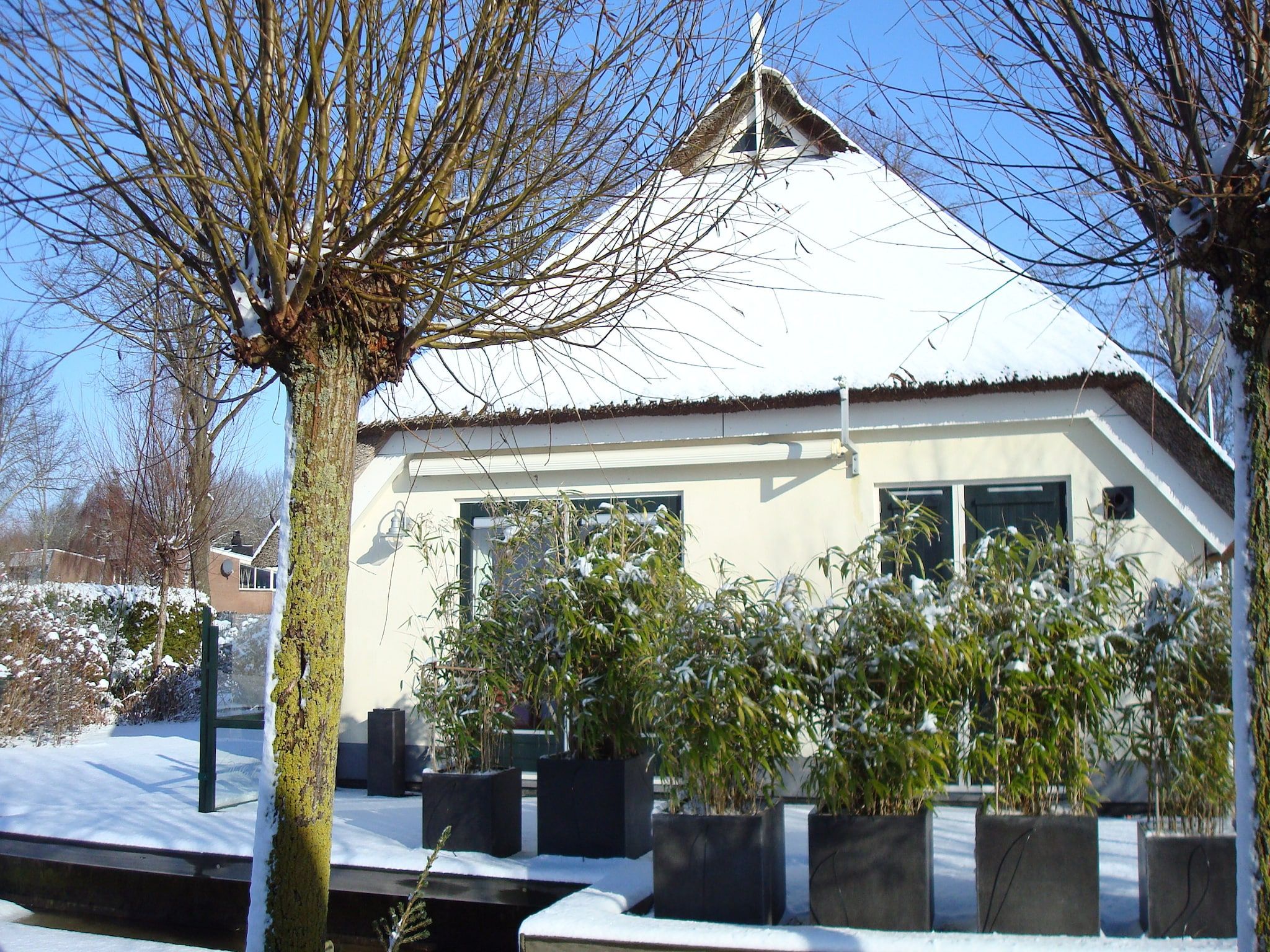 De buitenkant van Villa ten Hoeve in Steendam