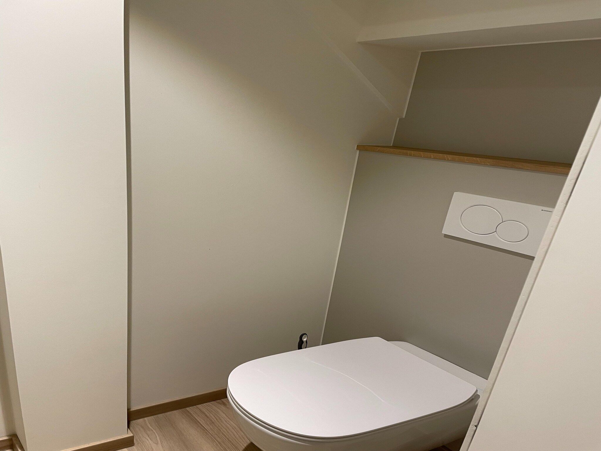 De badkamer van Het Platte Putje - Huisdiervrij - nr4 in Groede
