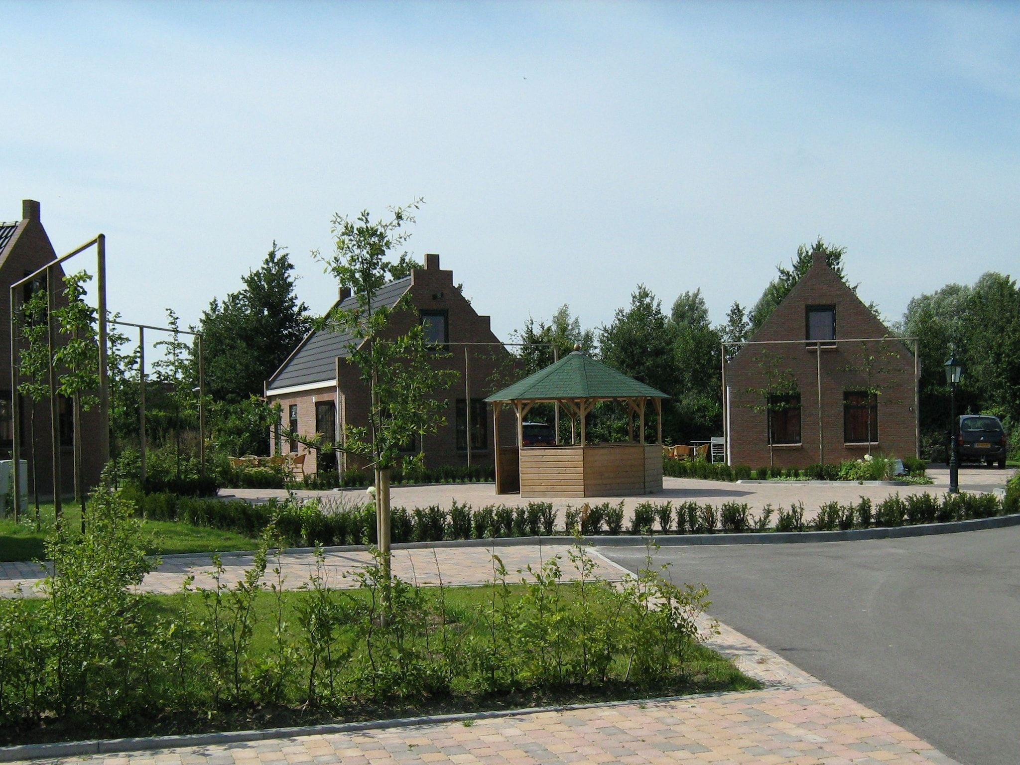 De buitenkant van Vakantiepark Eigen Wijze 4 in Bant