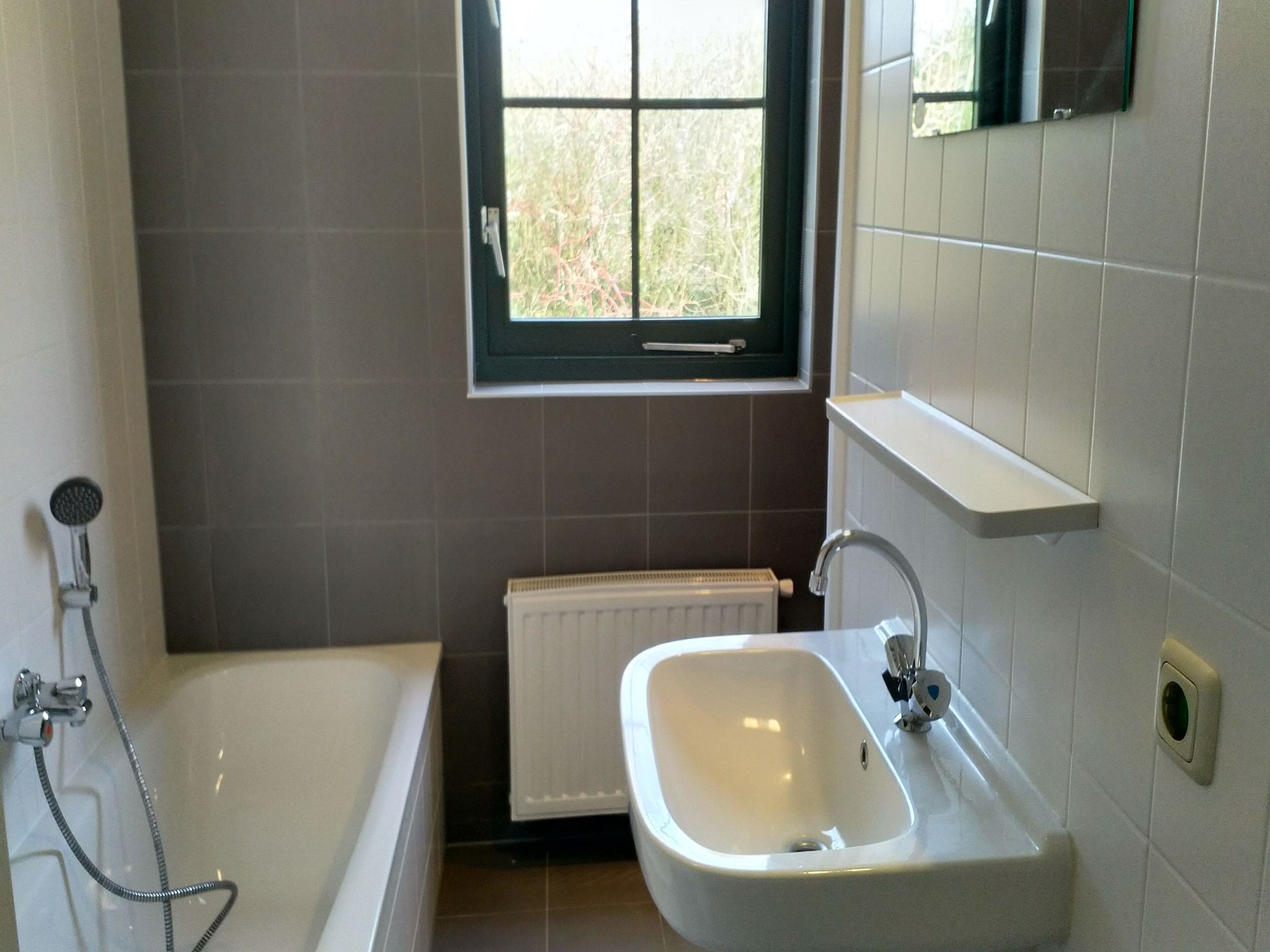 De badkamer van Vakantiepark Eigen Wijze 4 in Bant