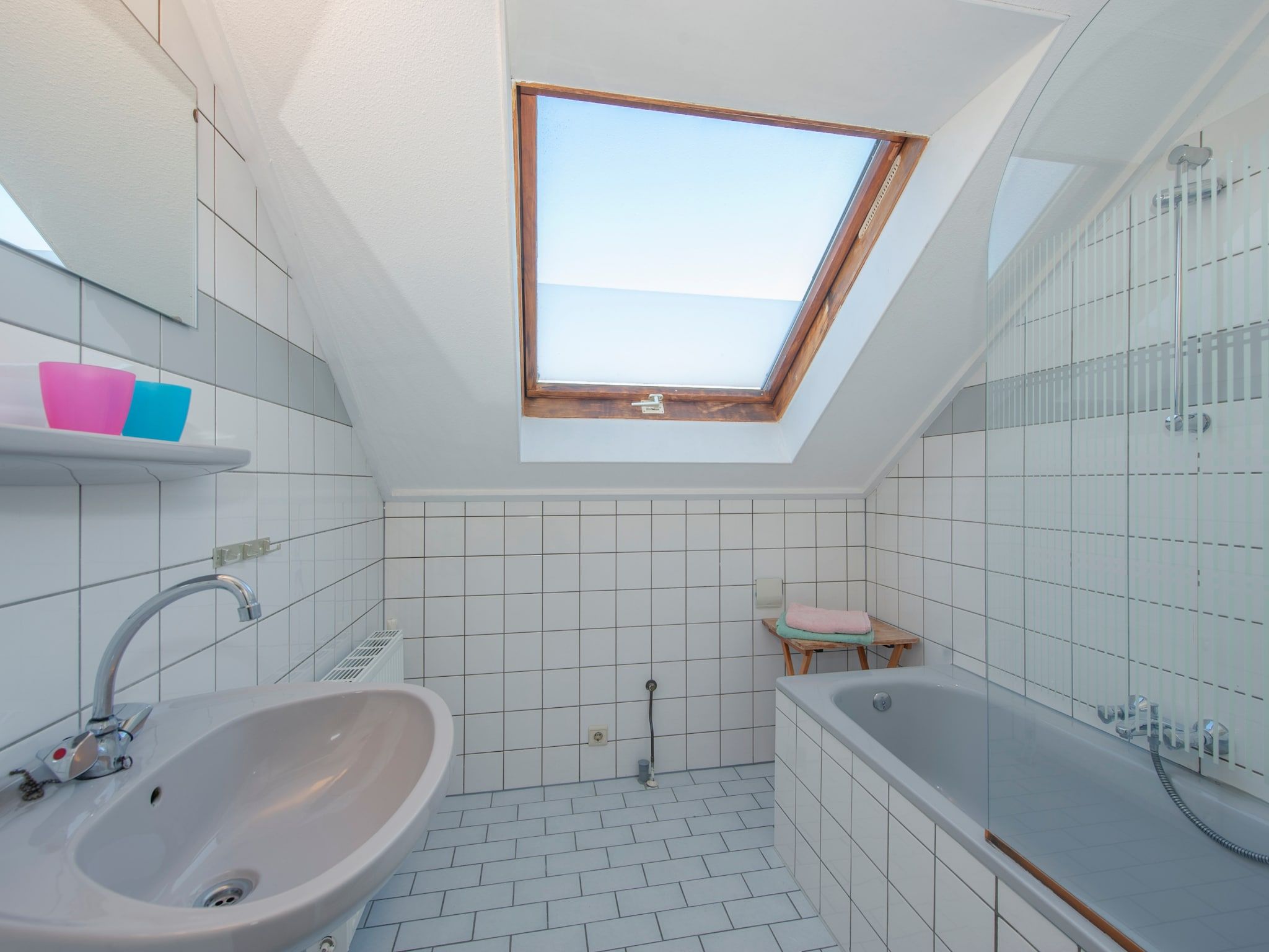 De badkamer van Vakantiepark Zeebad 2 in Breskens