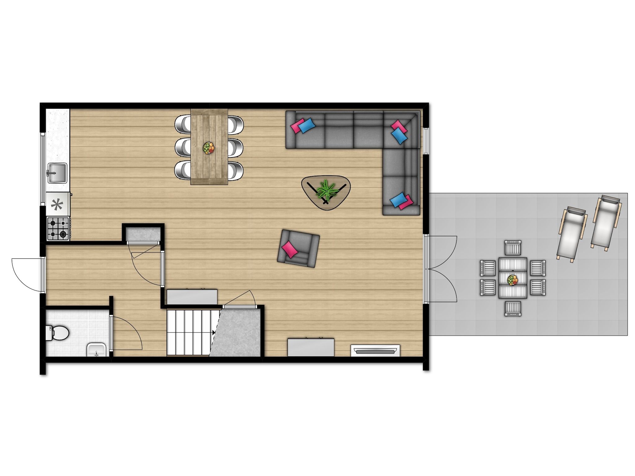 Voorzieningen bij Vakantiepark Zeebad 2 in Breskens