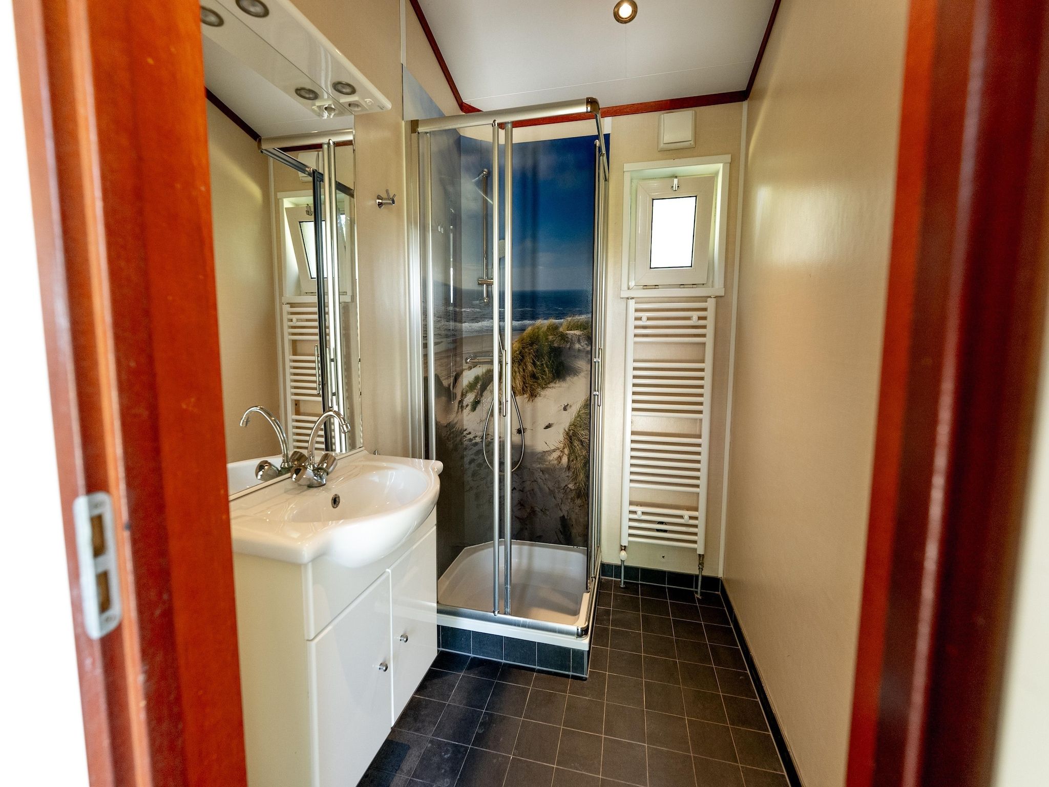 De badkamer van Kustpark Egmond aan Zee 4 in Egmond aan zee