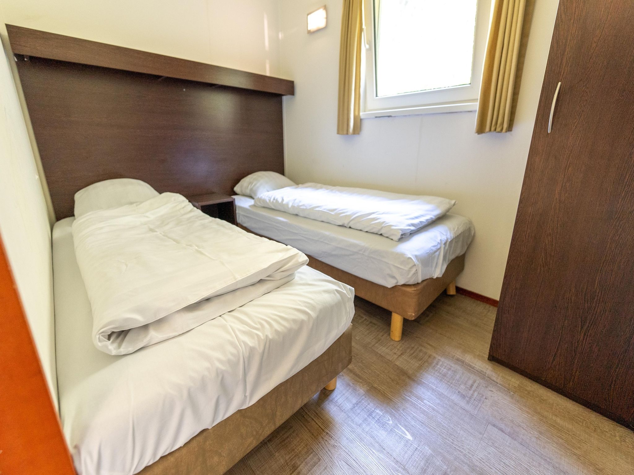 Een slaapkamer van Kustpark Egmond aan Zee 4 in Egmond aan zee