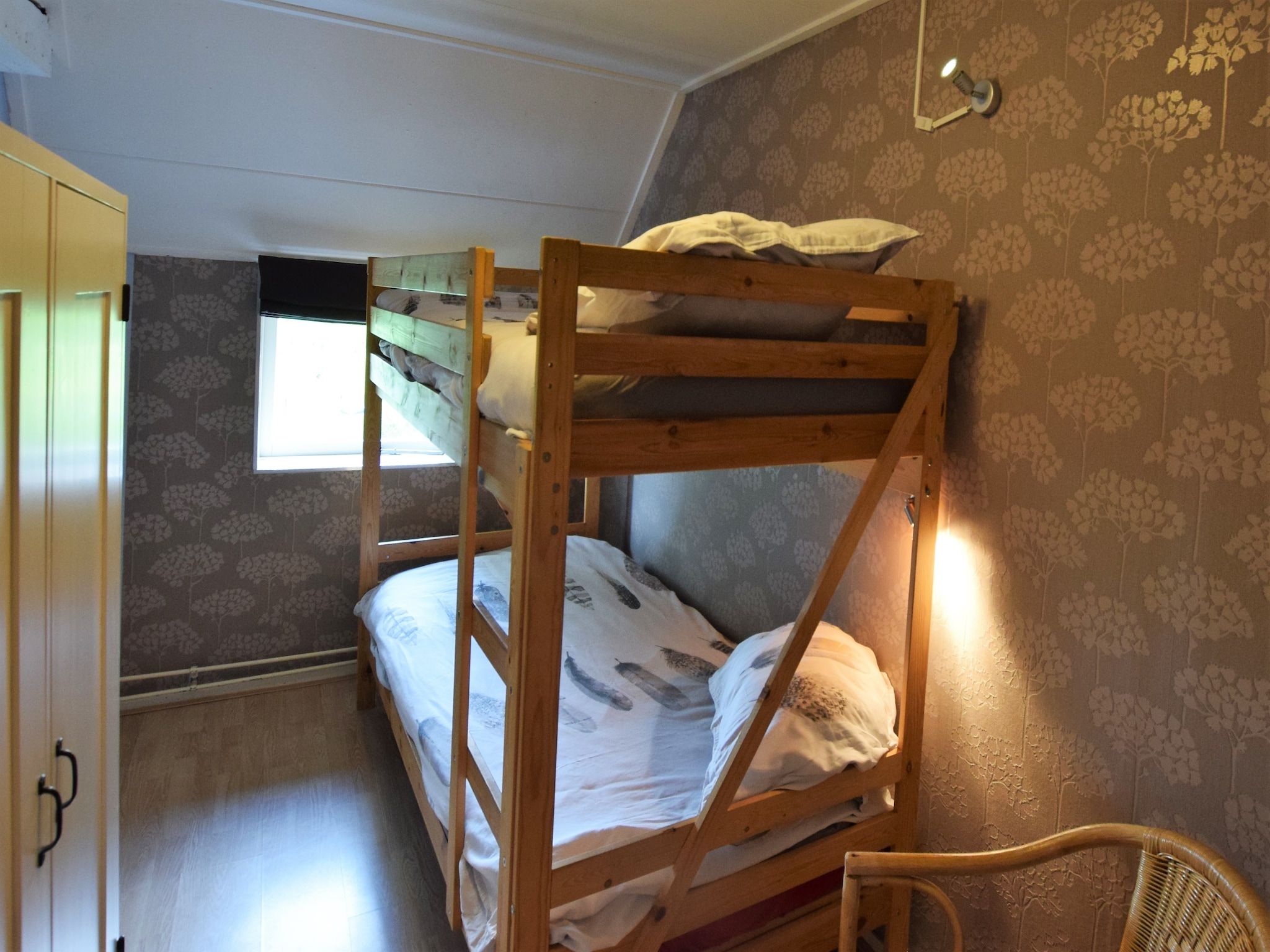 Een slaapkamer van Hoeve Hoogst Tevreden in Leerdam