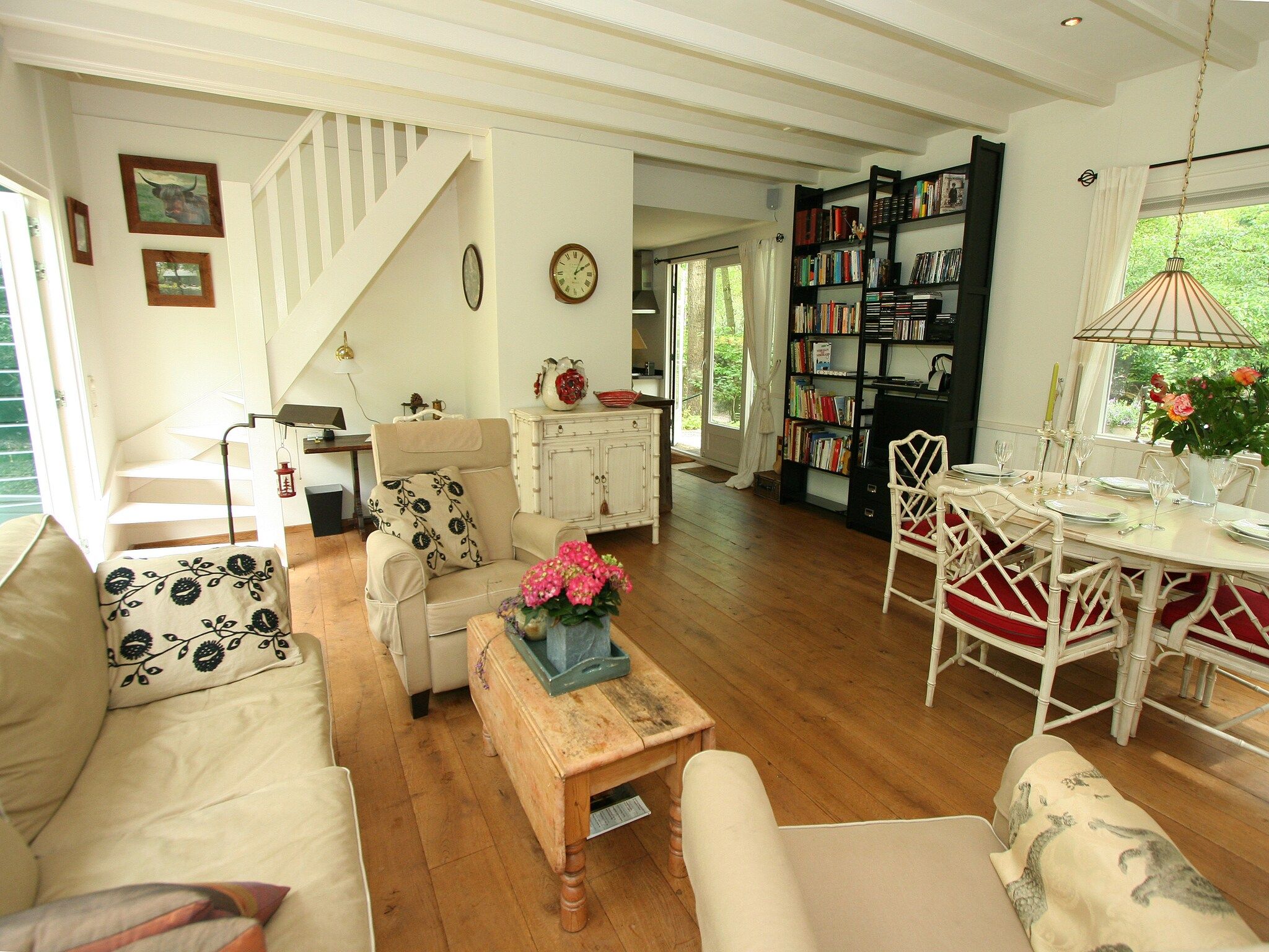 De woonkamer van Boshuis in Dalfsen