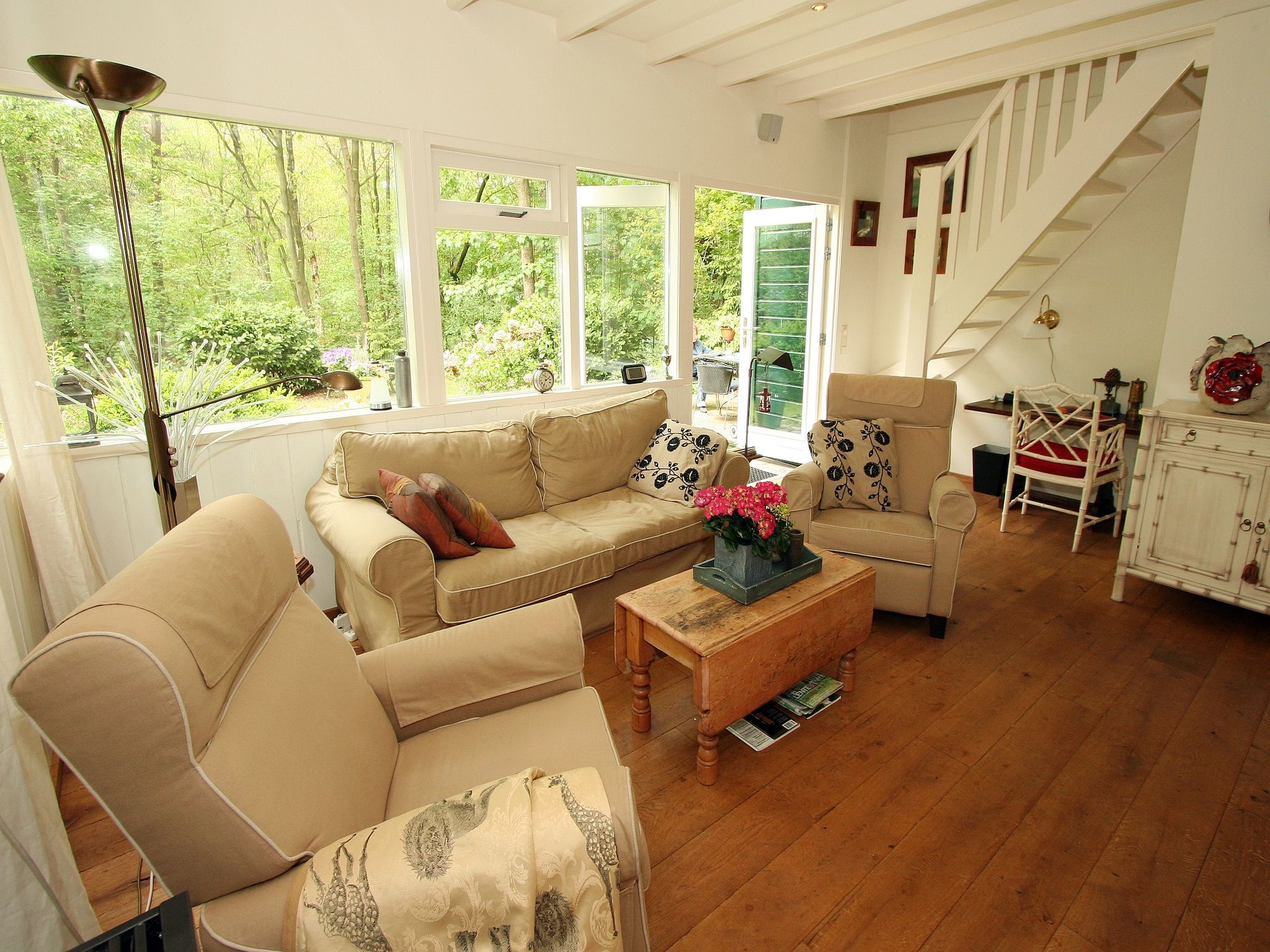 De woonkamer van Boshuis in Dalfsen