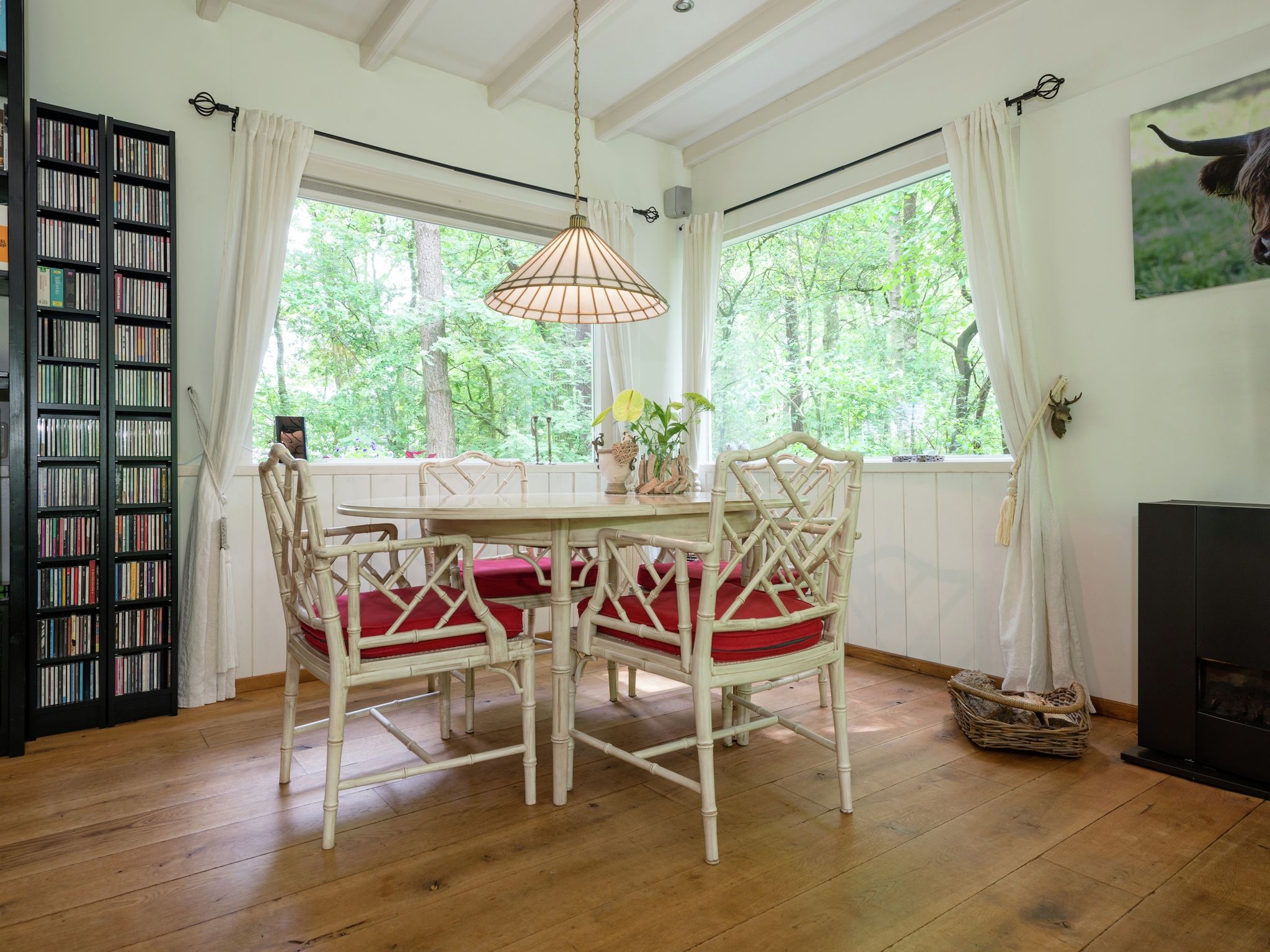 De eetkamer van Boshuis in Dalfsen