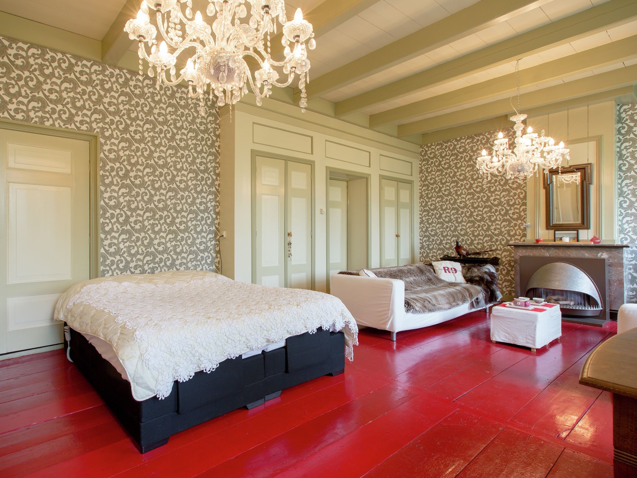 De woonkamer van De Goudsbloem in Molkwerum