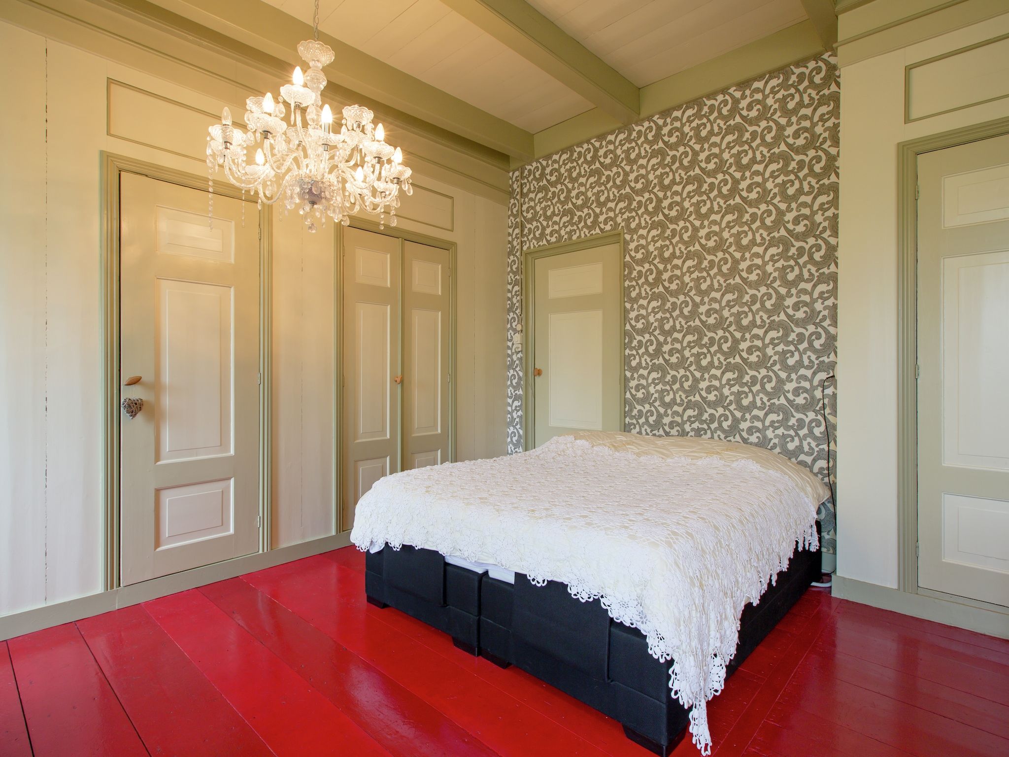 Een slaapkamer van De Goudsbloem in Molkwerum