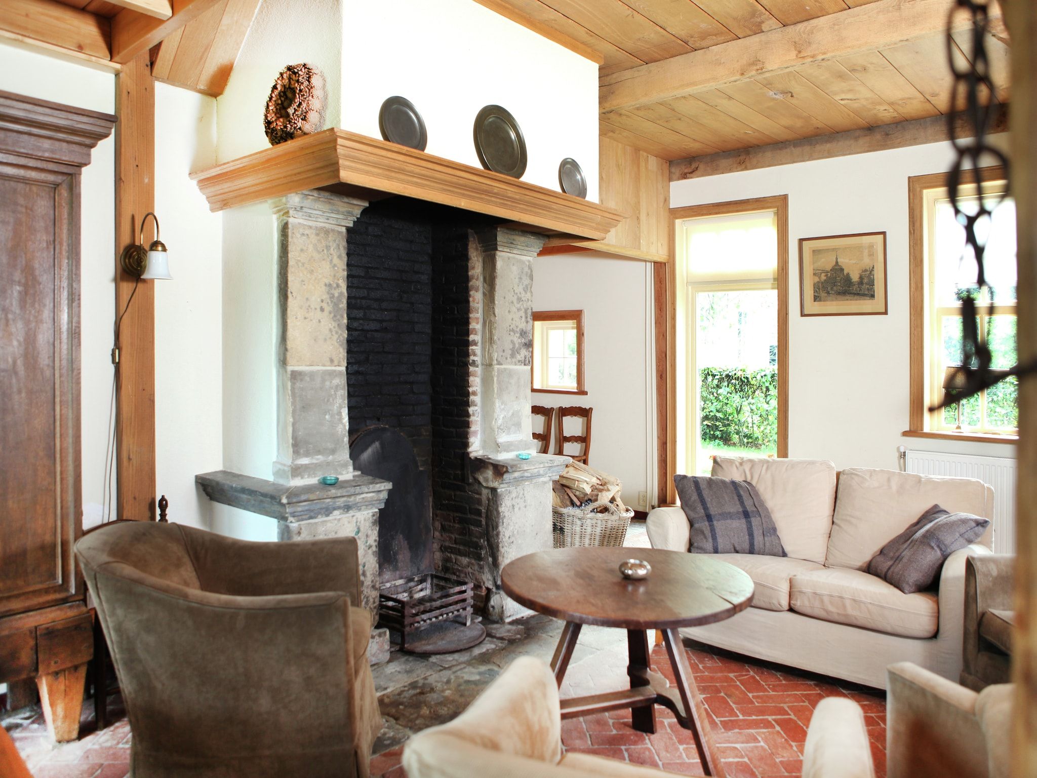 De woonkamer van Kotman's spieker 6 persoons in Enschede