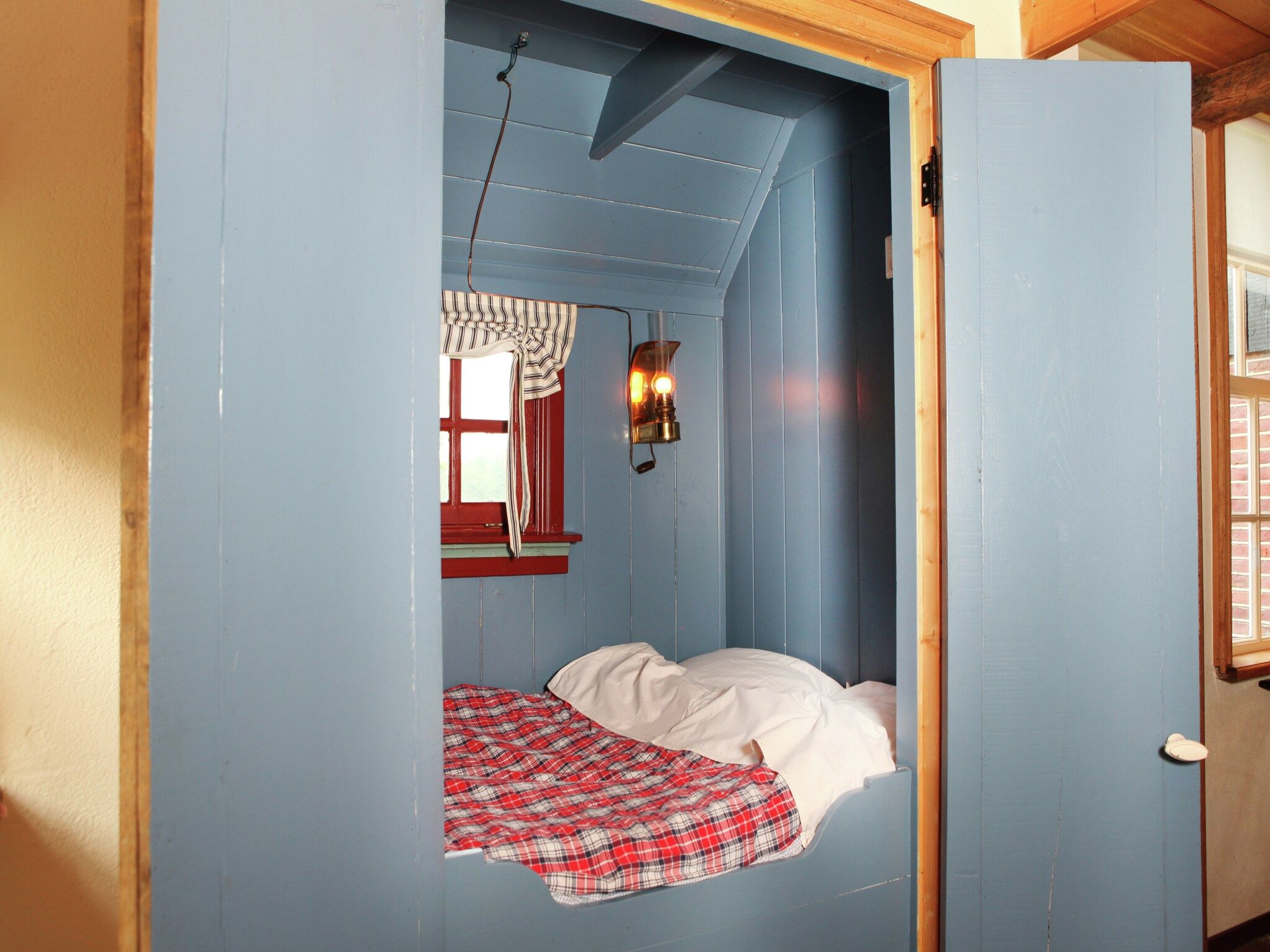 Een slaapkamer van Kotman's spieker 6 persoons in Enschede