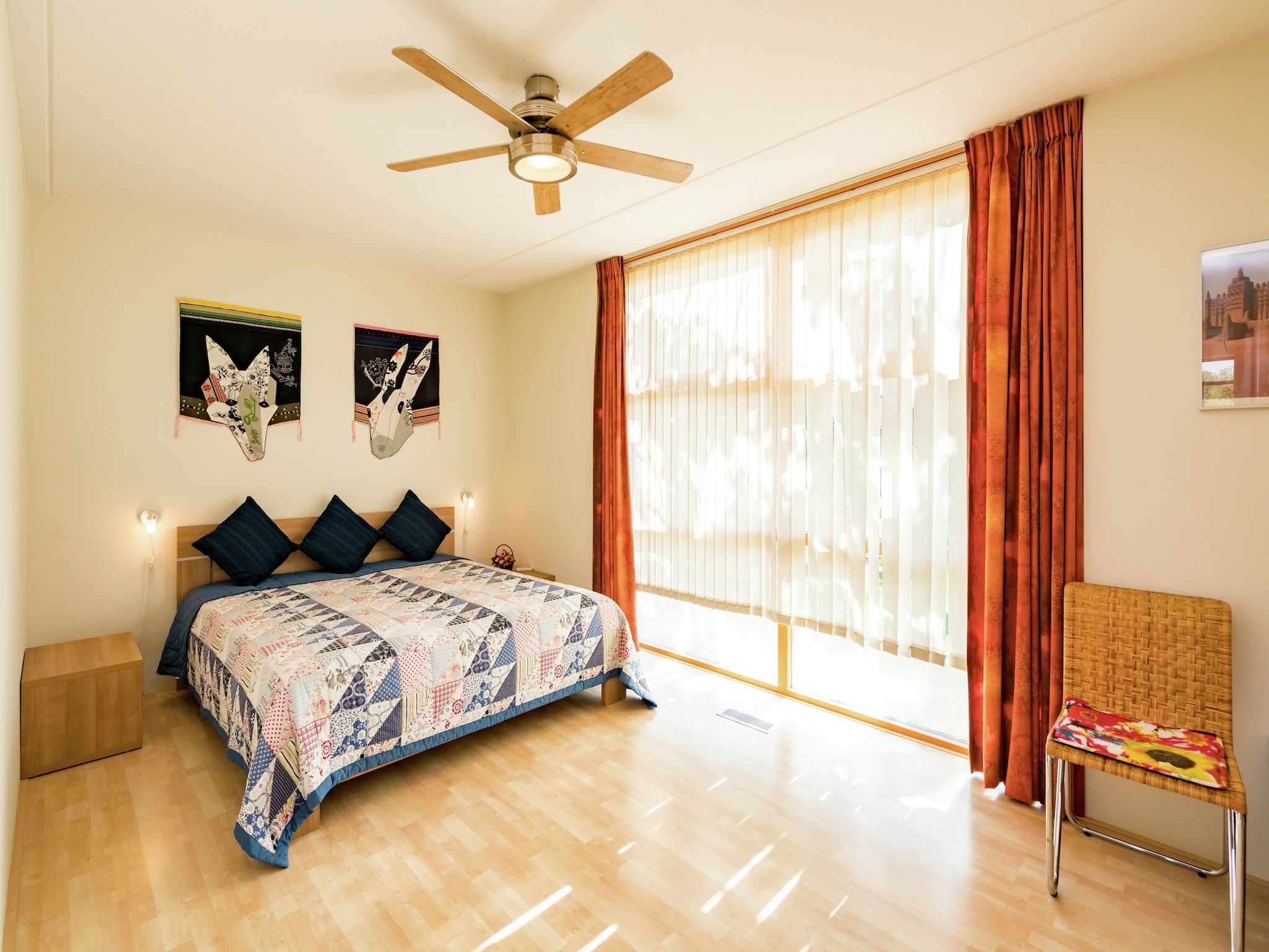 Een slaapkamer van Flevohuis in Biddinghuizen