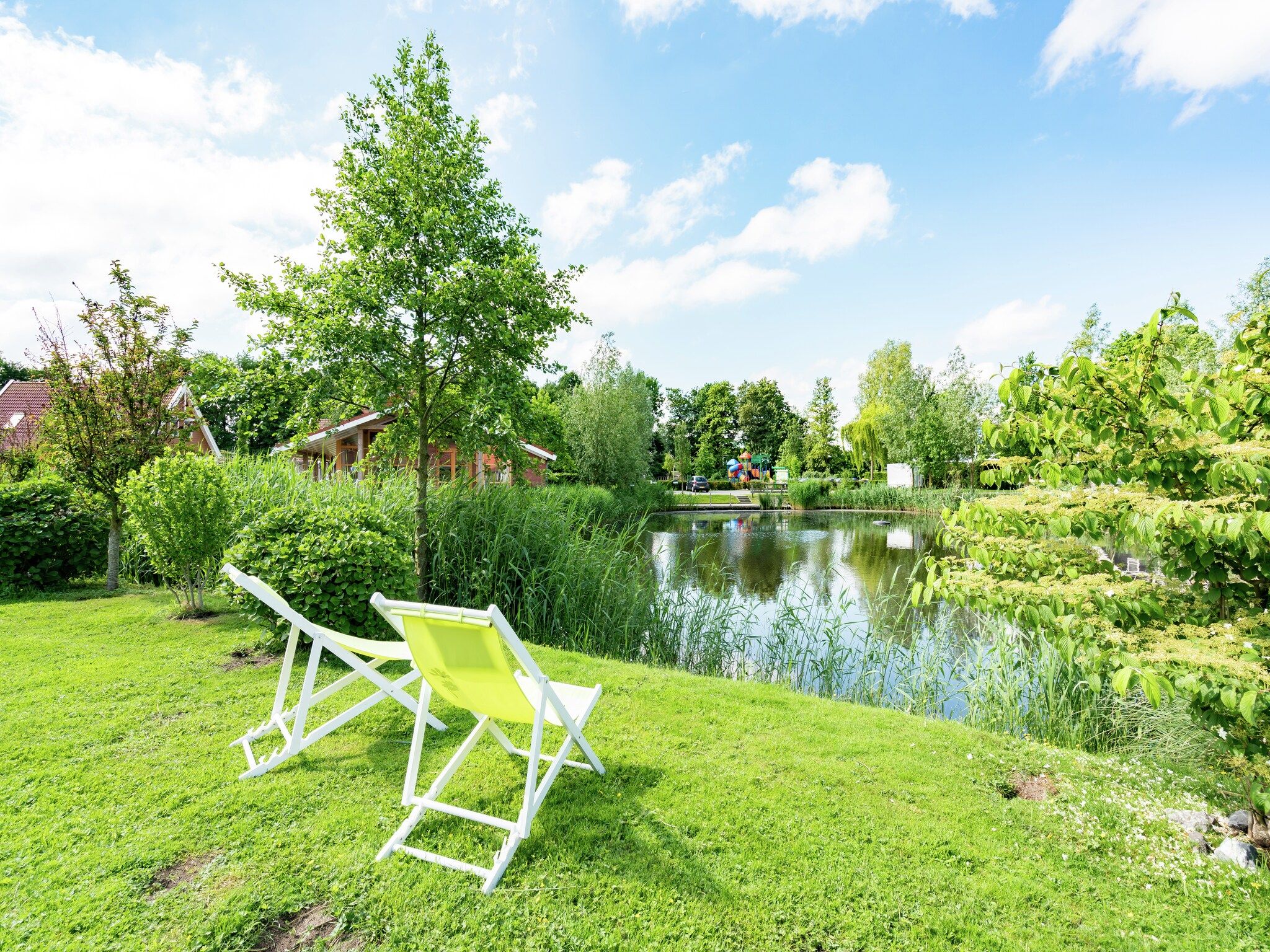 Het uitzicht vanaf Flevohuis in Biddinghuizen