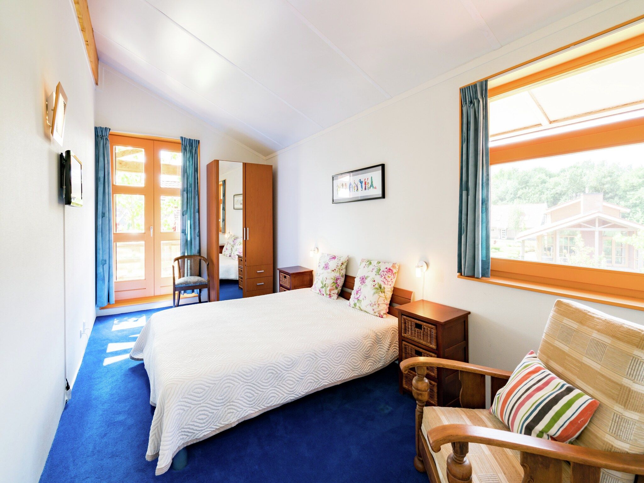 Een slaapkamer van Flevohuis in Biddinghuizen