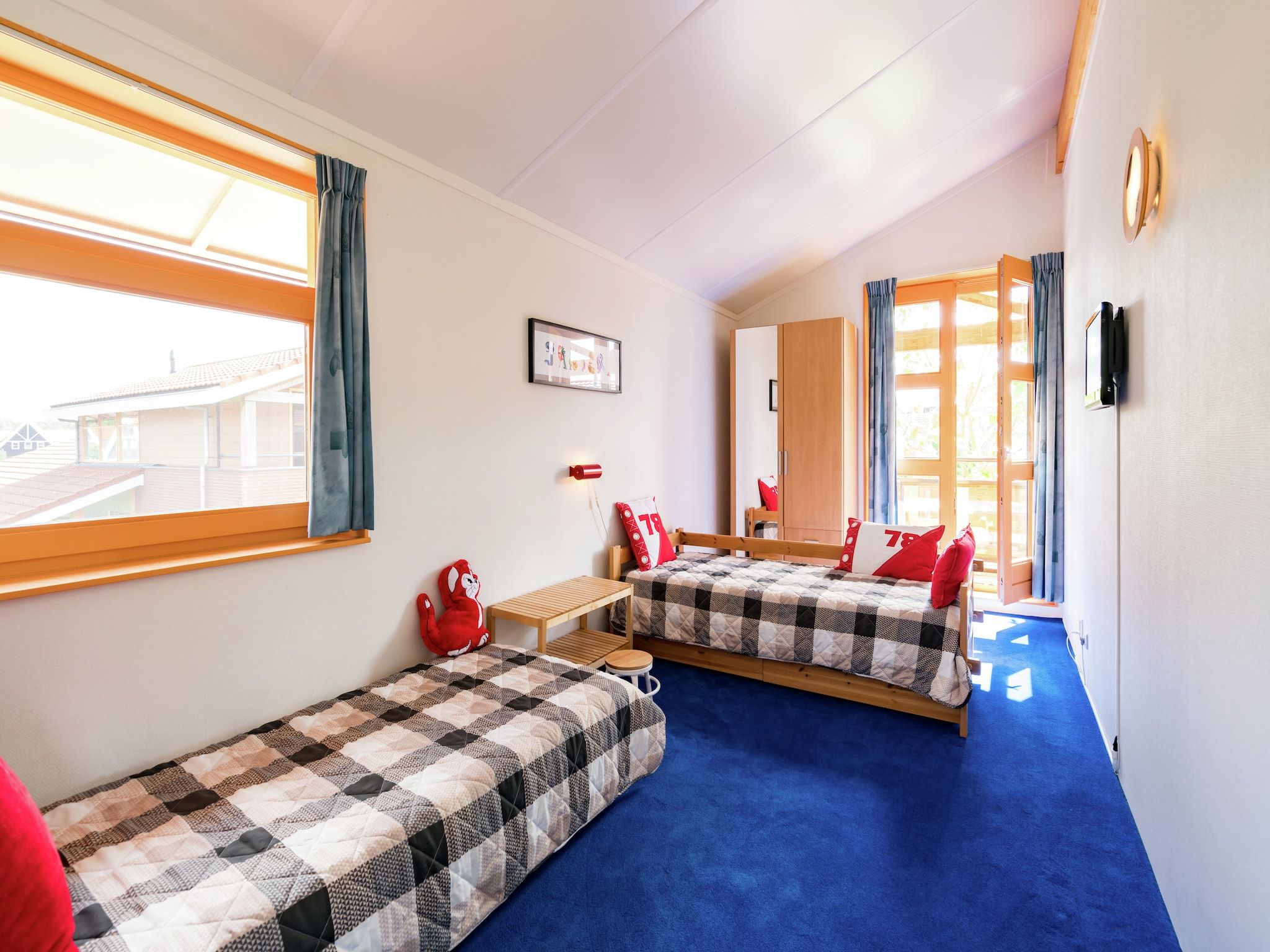 Een slaapkamer van Flevohuis in Biddinghuizen