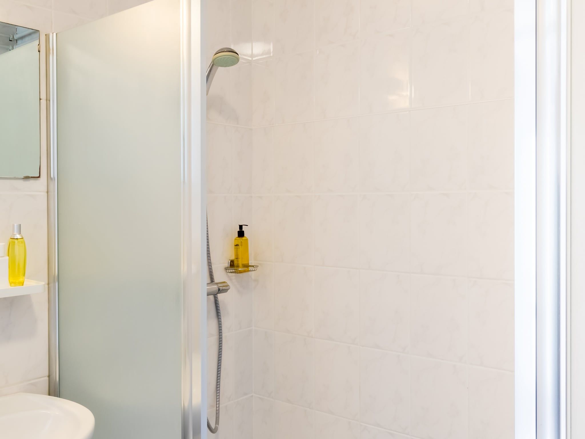 De badkamer van Vakantiepark Hunzedal 6 in Borger