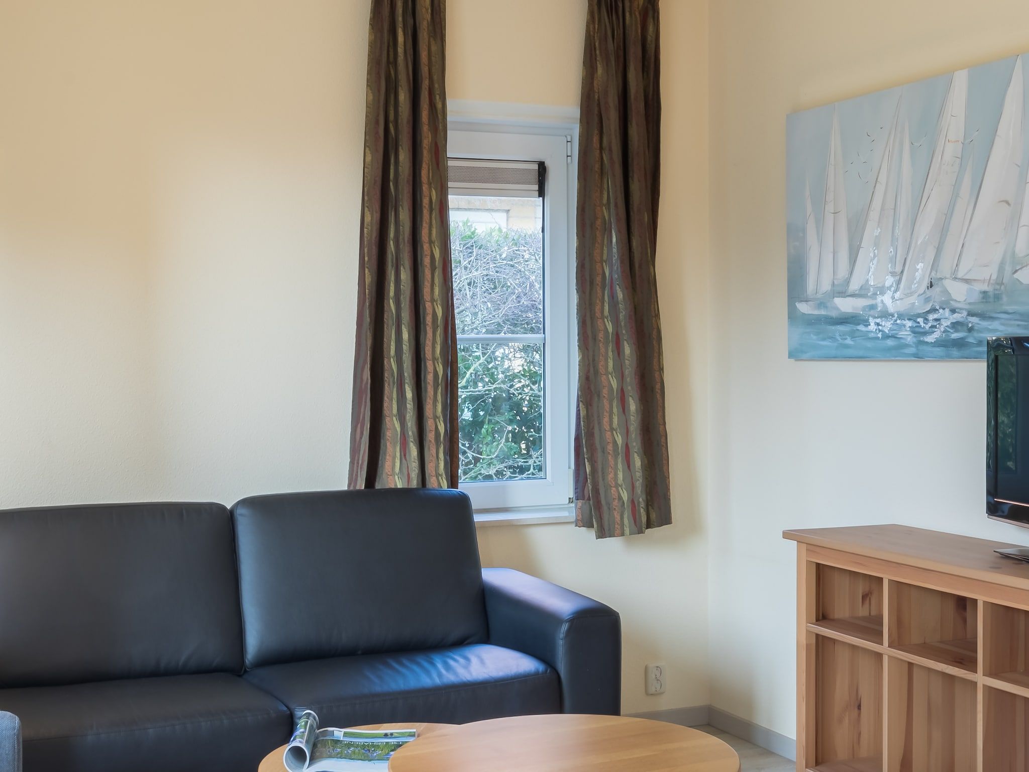 De woonkamer van Noordzee Résidence De Banjaard 4 in Kamperland