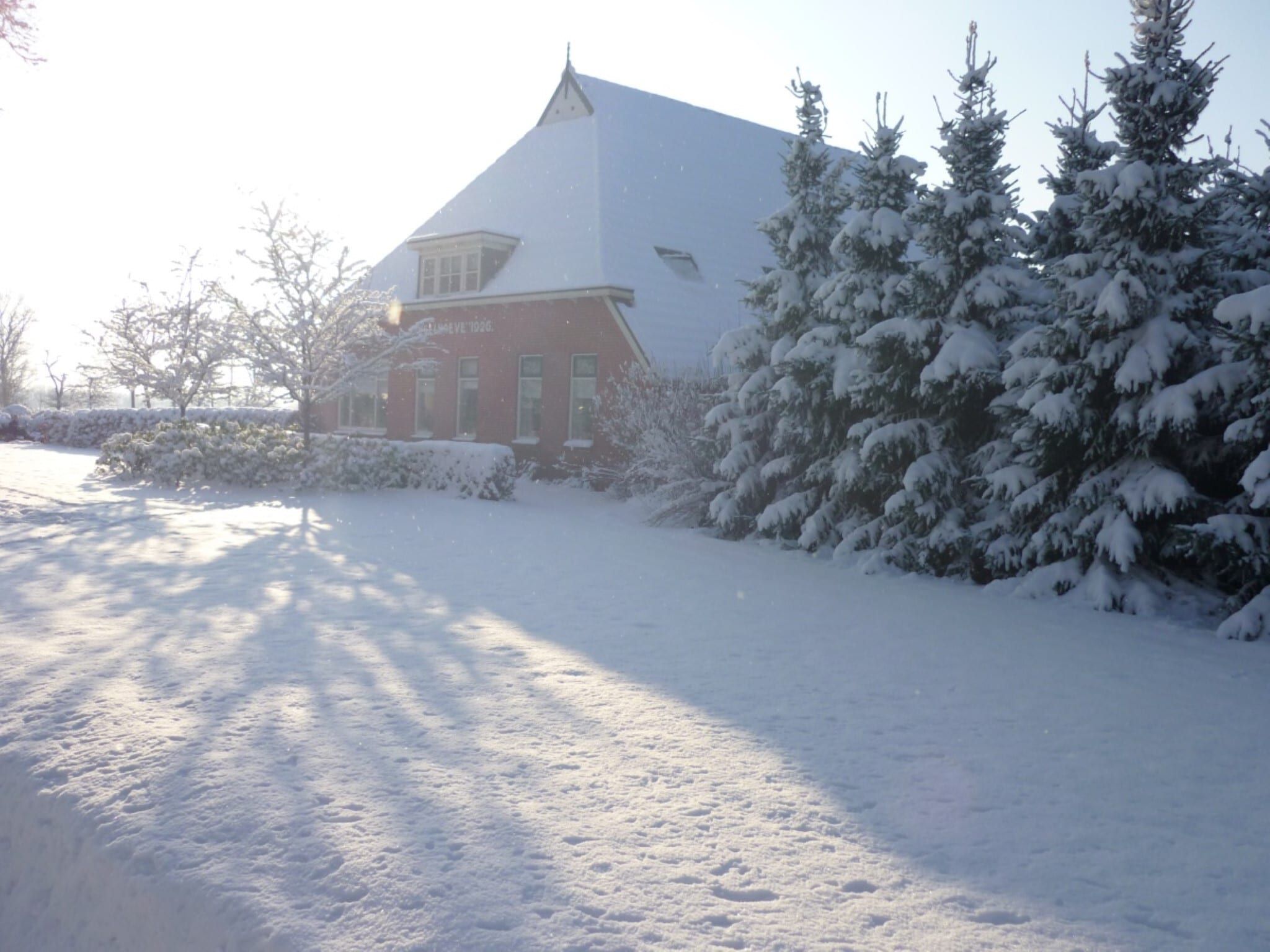 De buitenkant van Singelhoeve in Fochteloo