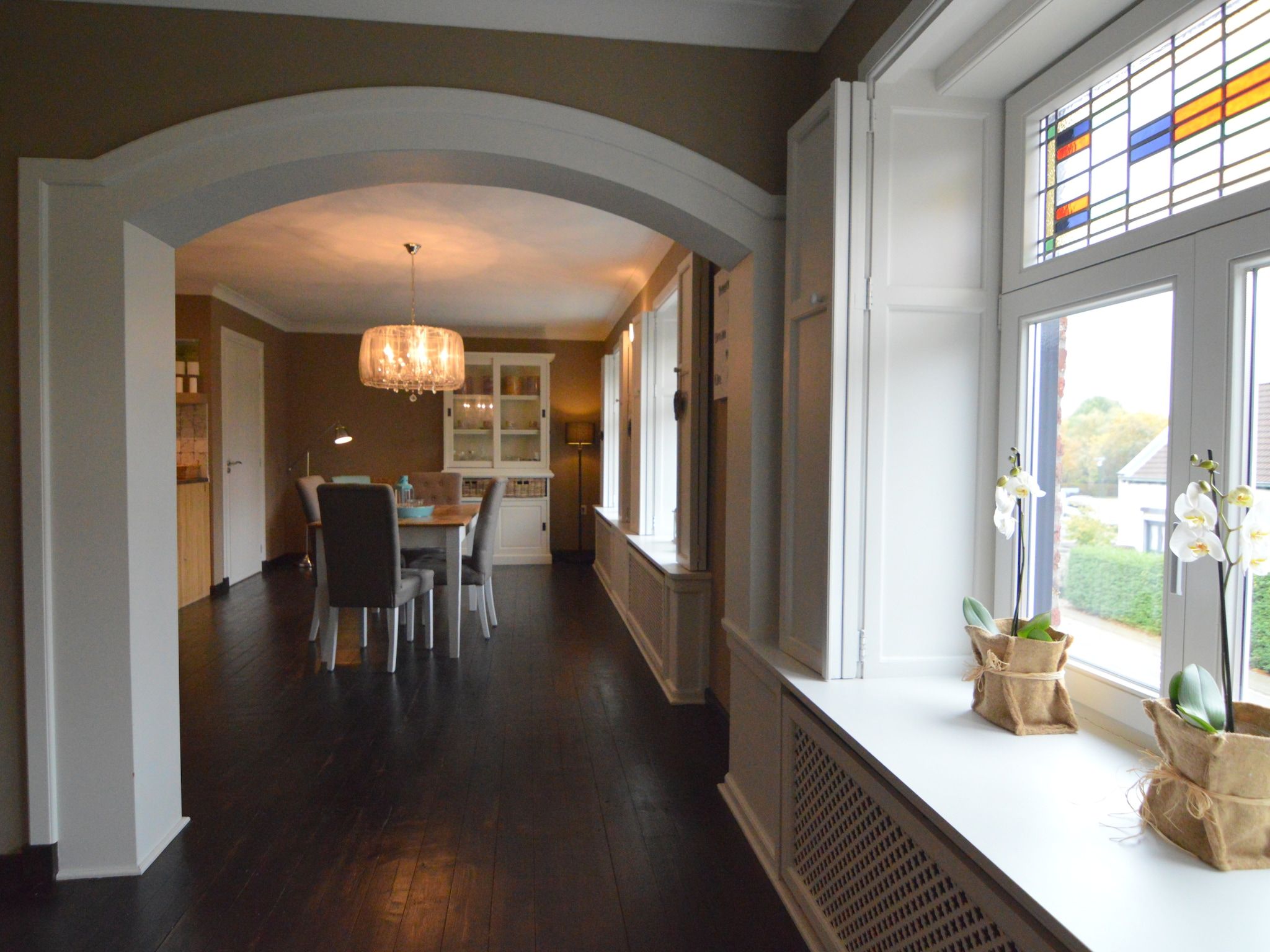 De eetkamer van Maasheuvel in Roosteren