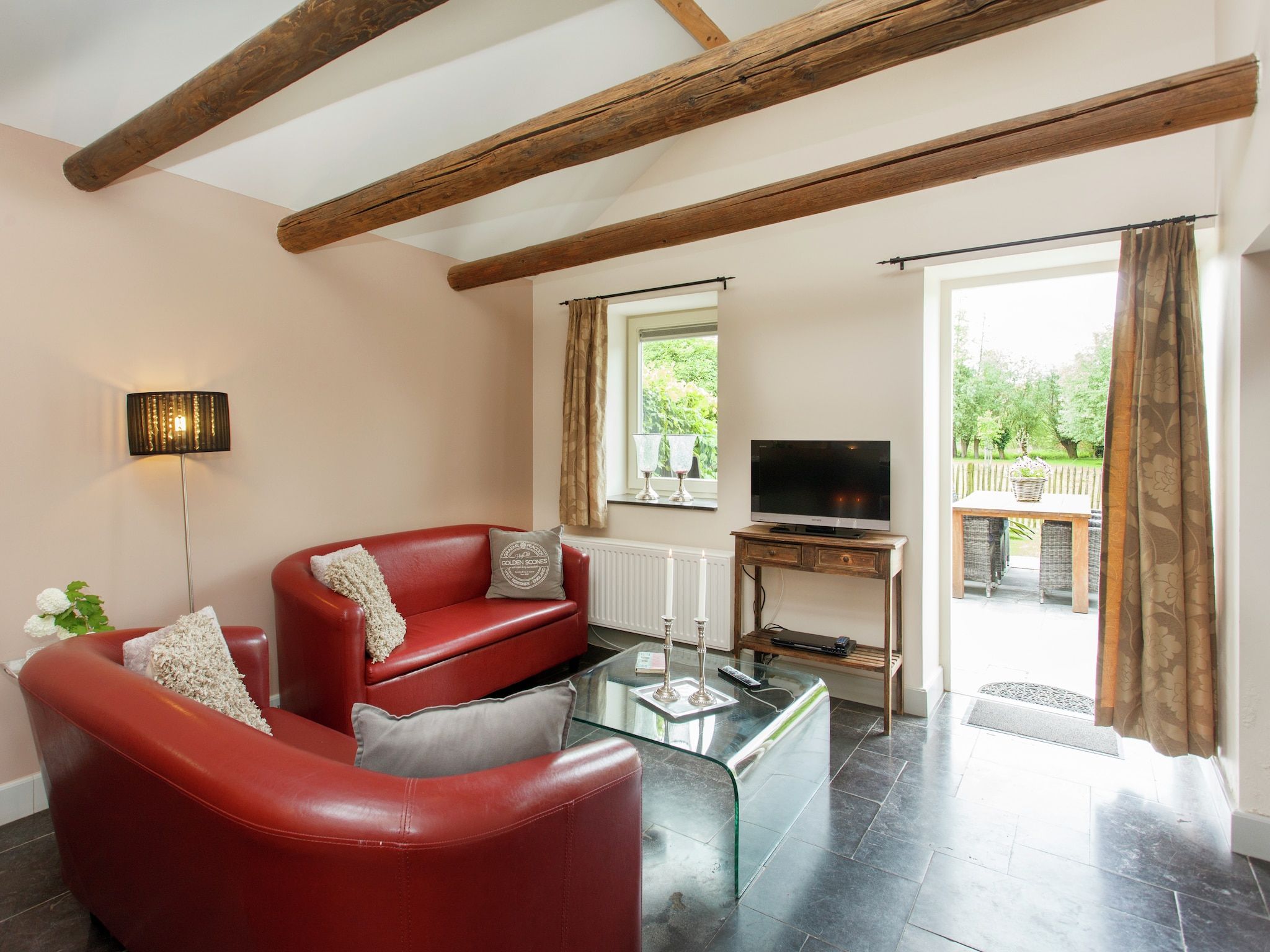 De woonkamer van Hoeve A Gen Water - Botterblumke in Slenaken