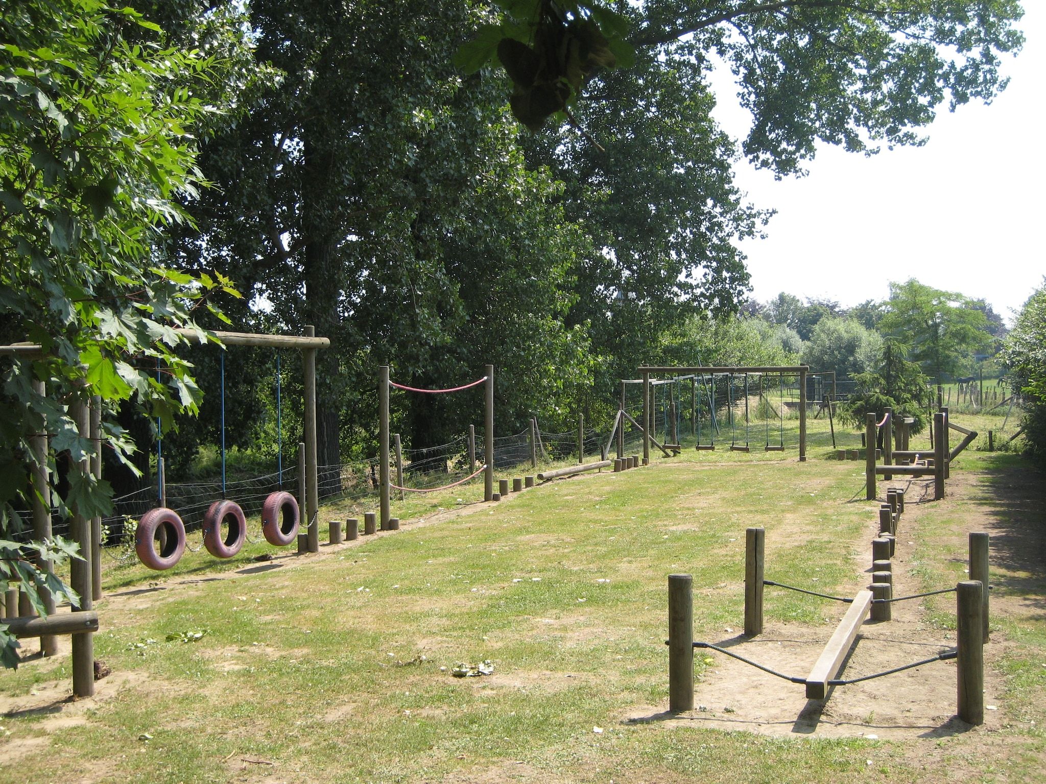 De tuin van Meschermolen 9 in Mesch-Eijsden