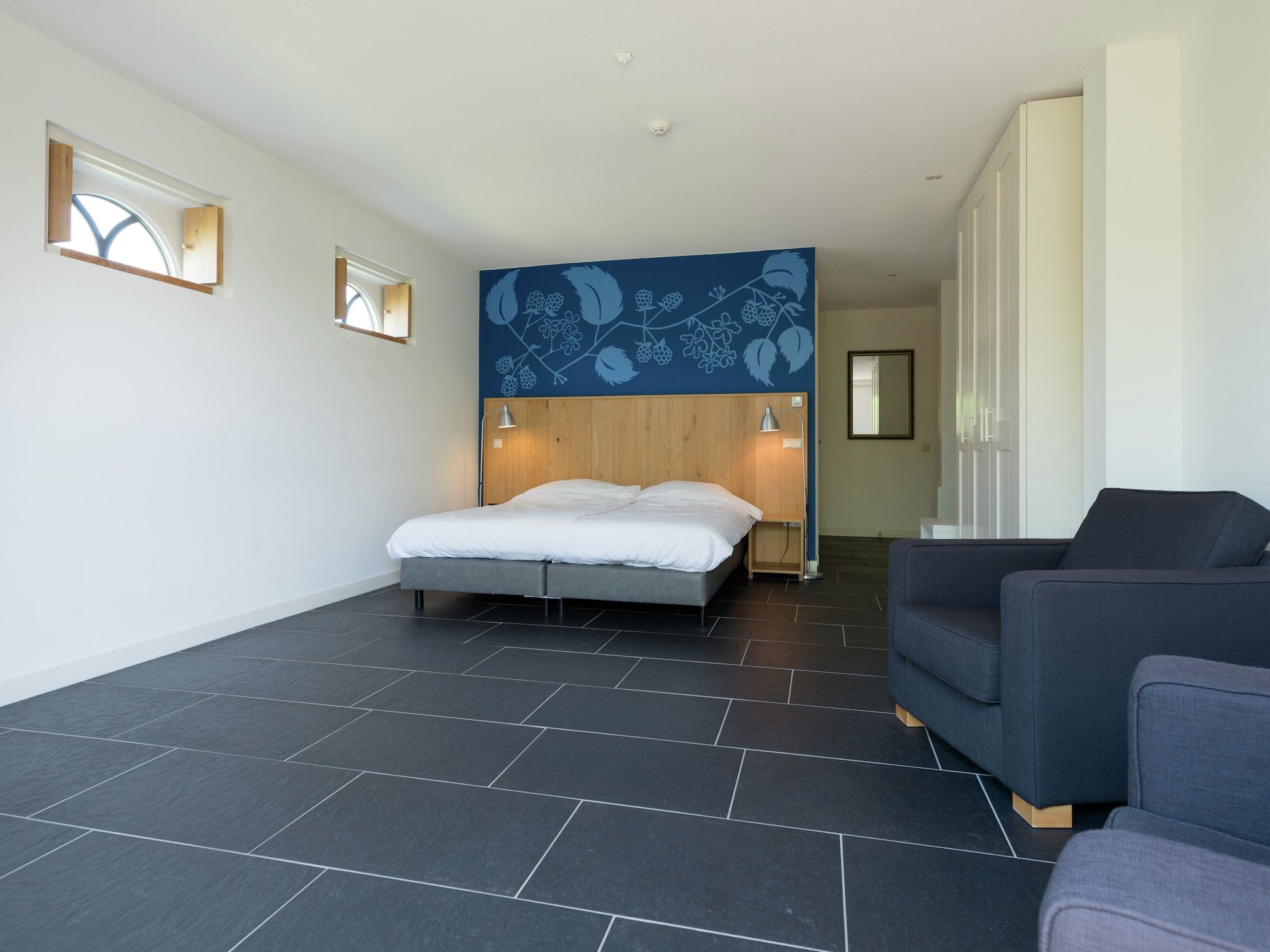 Een slaapkamer van Van Vuure in Zuidoostbeemster