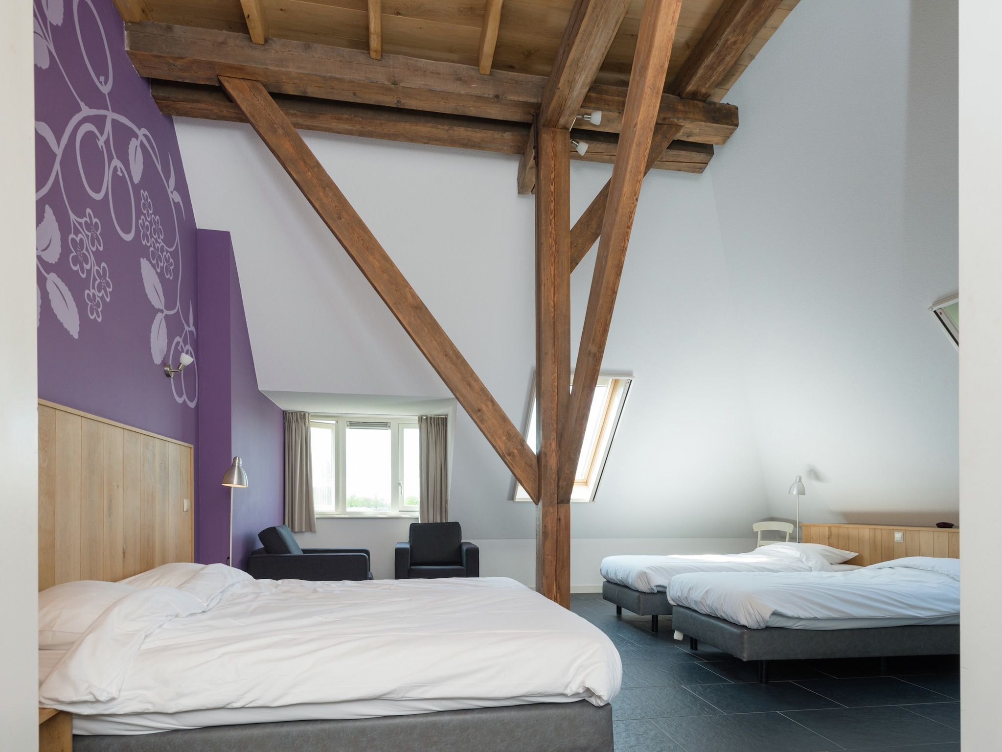 Een slaapkamer van Van Vuure in Zuidoostbeemster