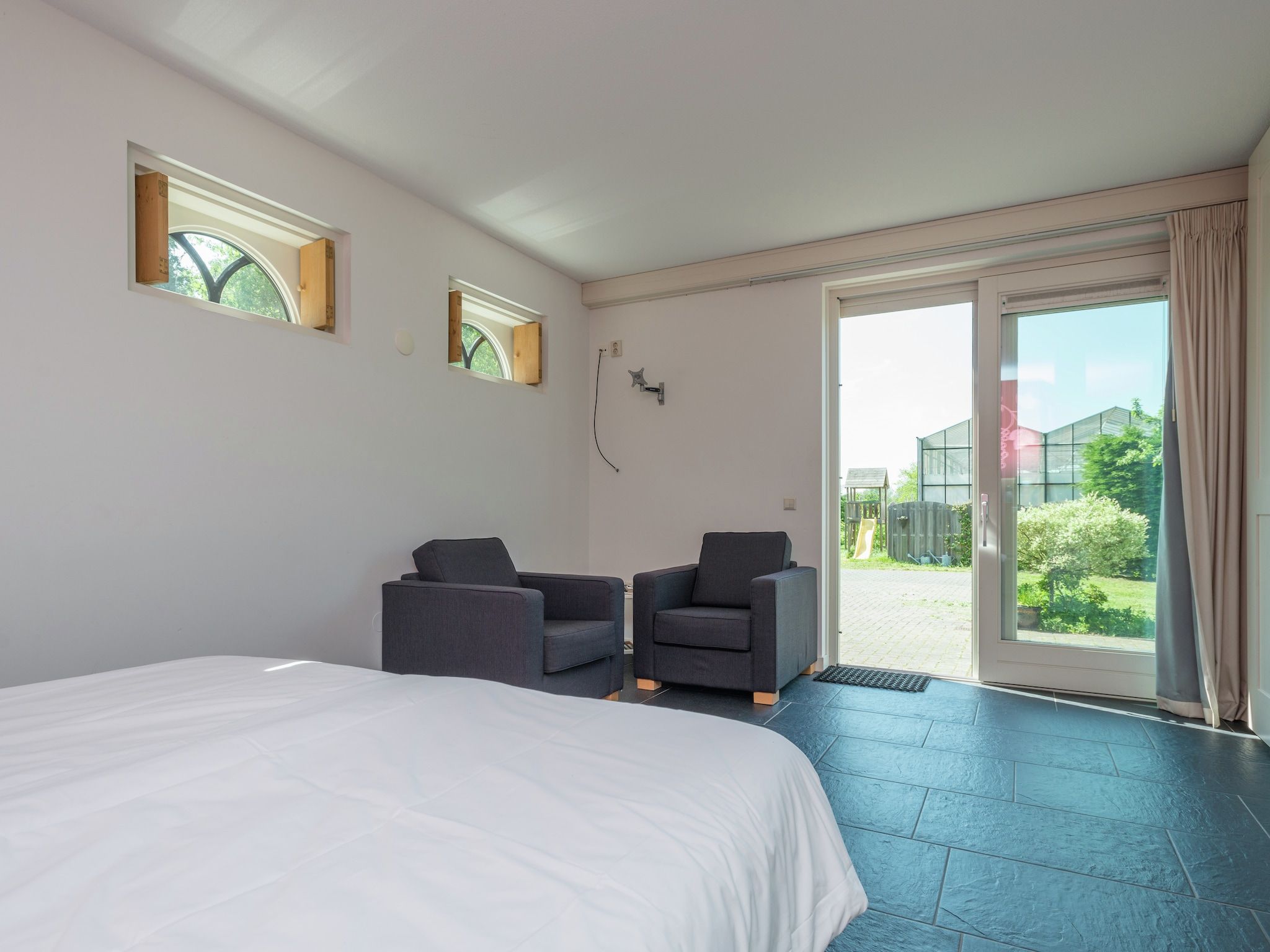 Een slaapkamer van Van Vuure in Zuidoostbeemster