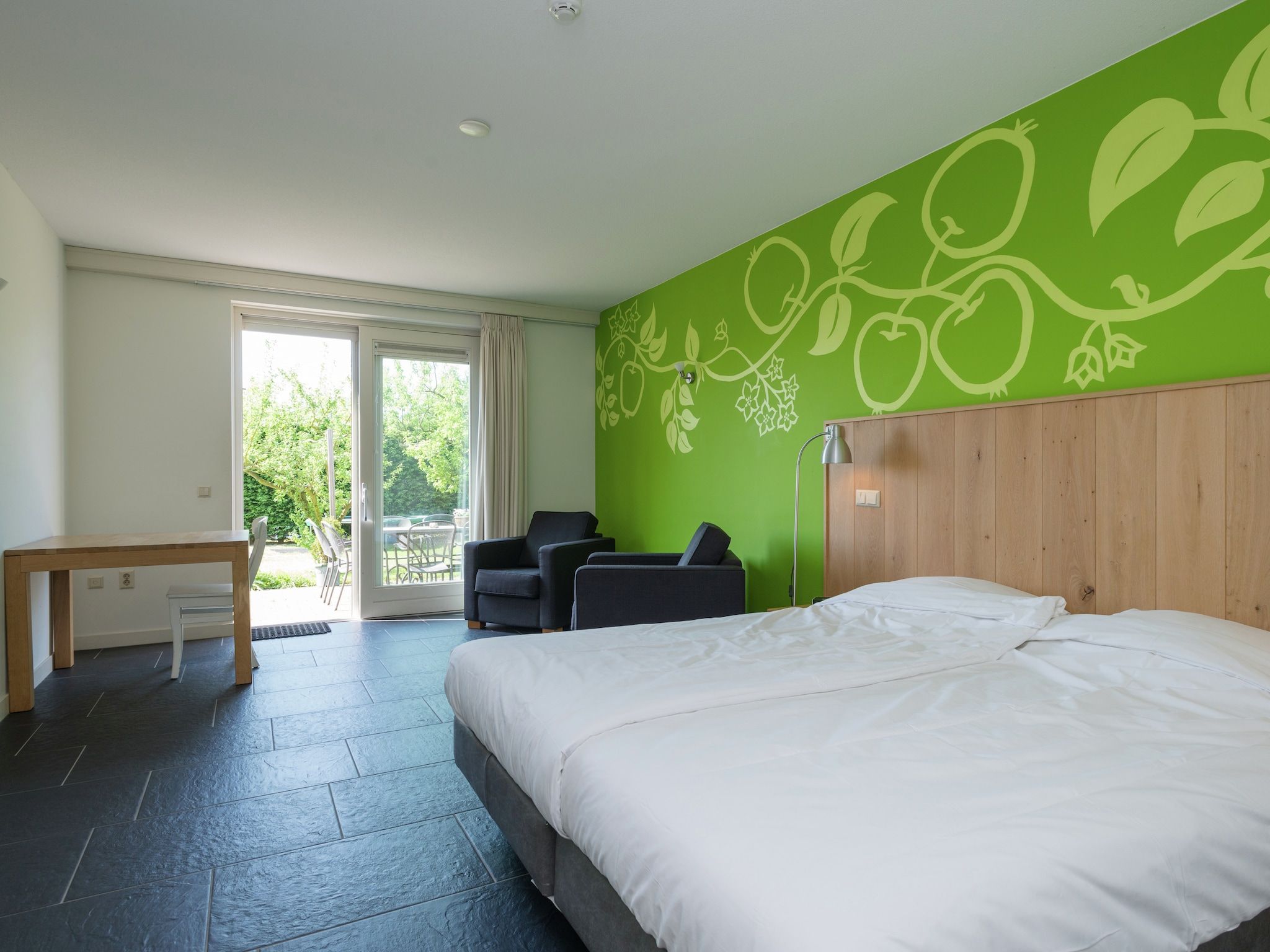 Een slaapkamer van Van Vuure in Zuidoostbeemster