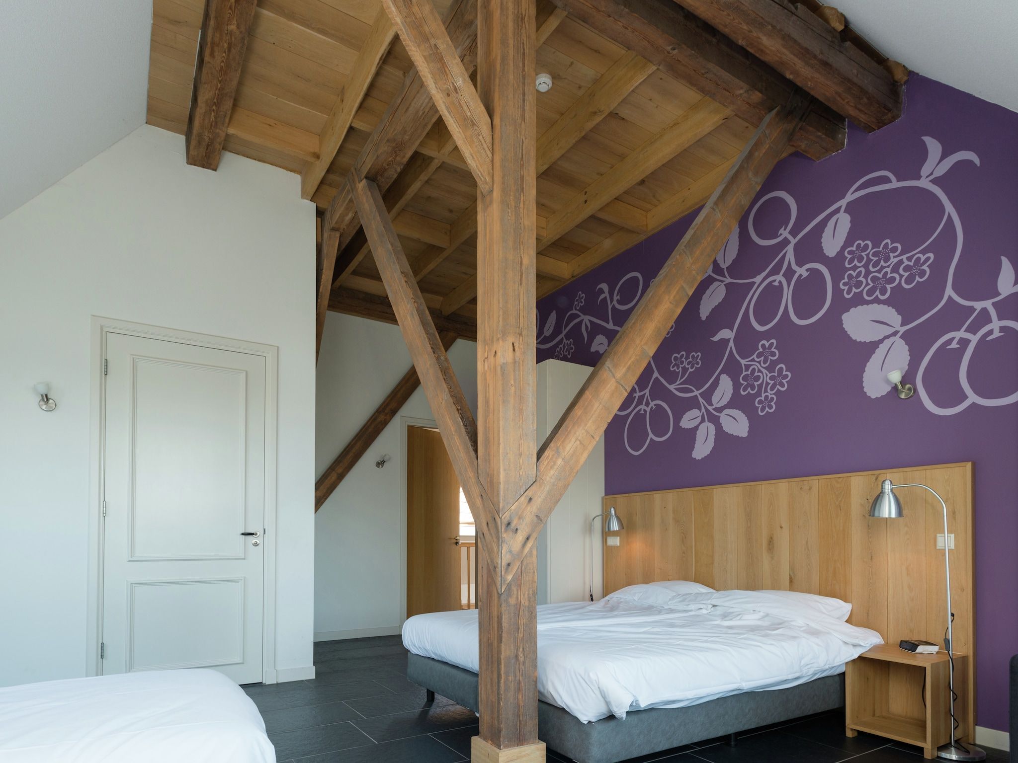 Een slaapkamer van Van Vuure in Zuidoostbeemster