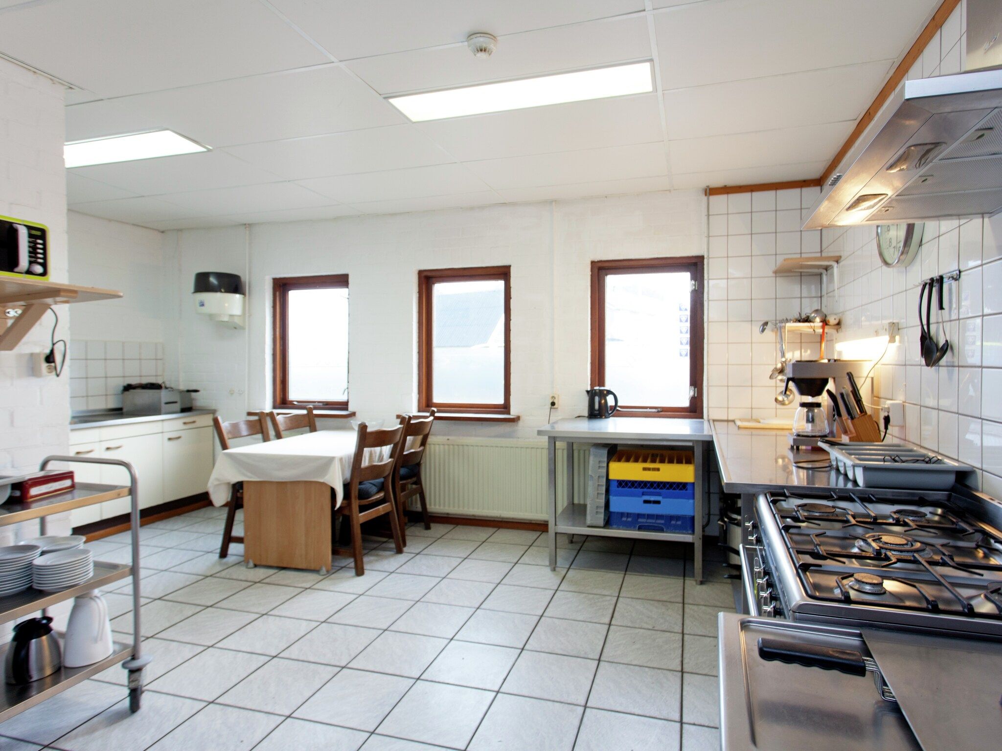 De keuken van De Vakantie boerderij in Holwerd