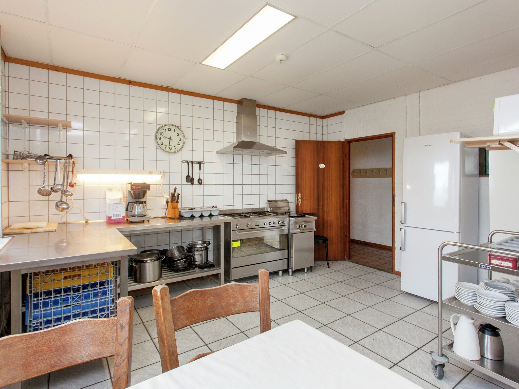 De keuken van De Vakantie boerderij in Holwerd