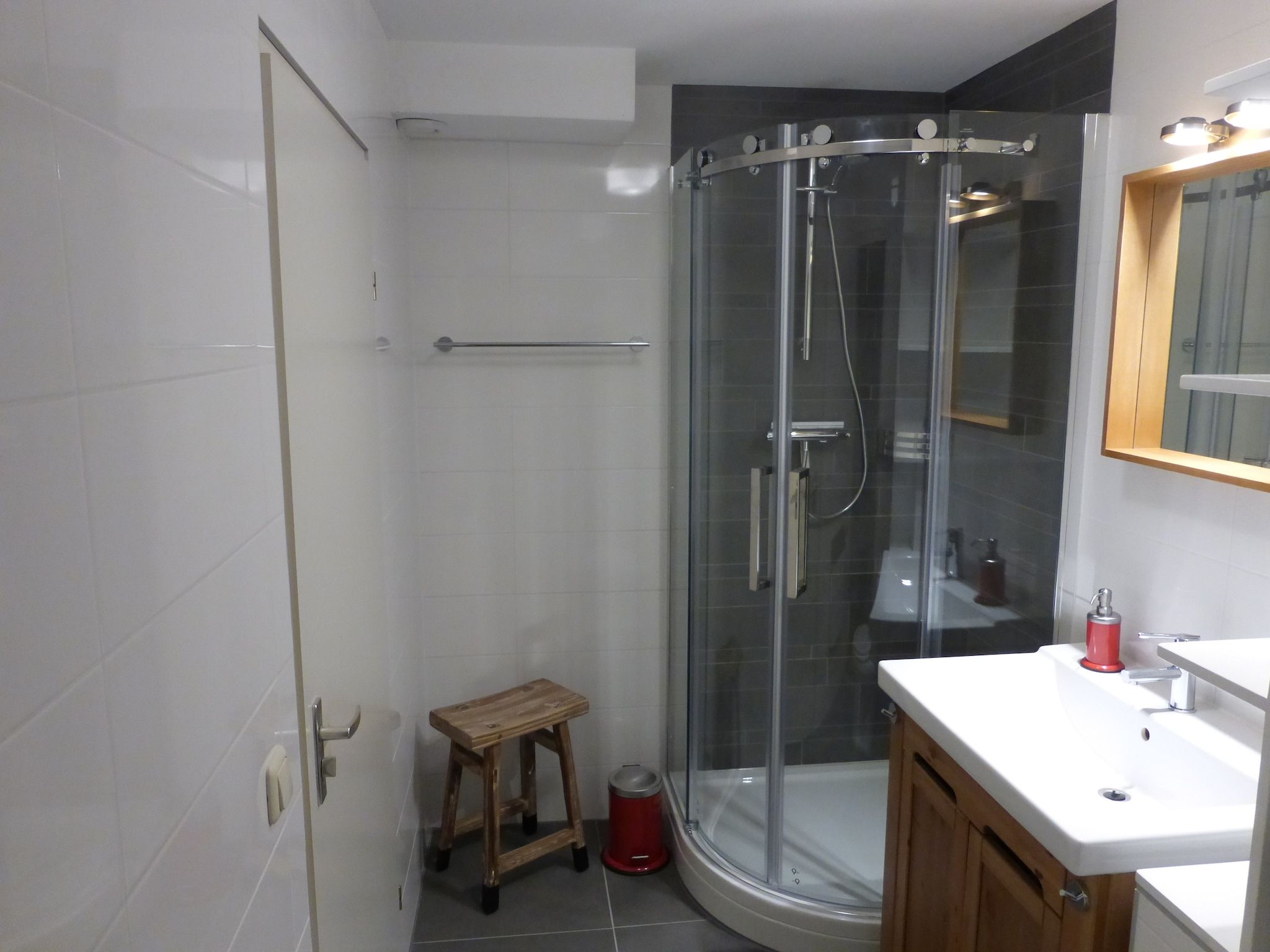 De badkamer van Zandlust in Ameland