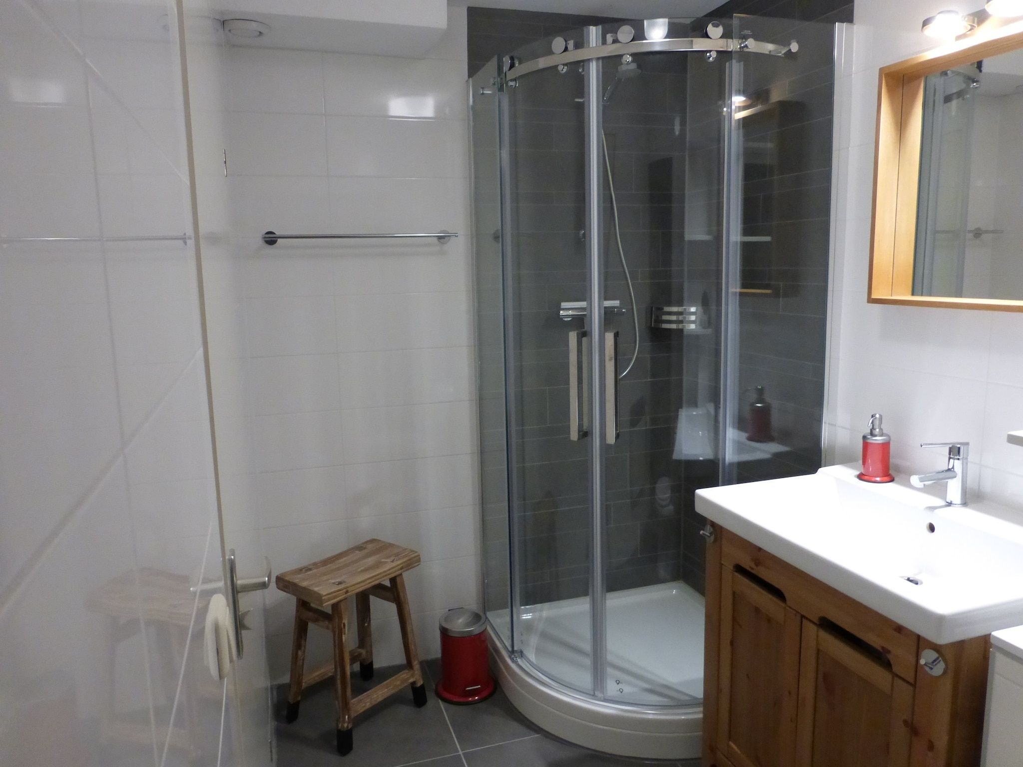 De badkamer van Zandlust in Ameland