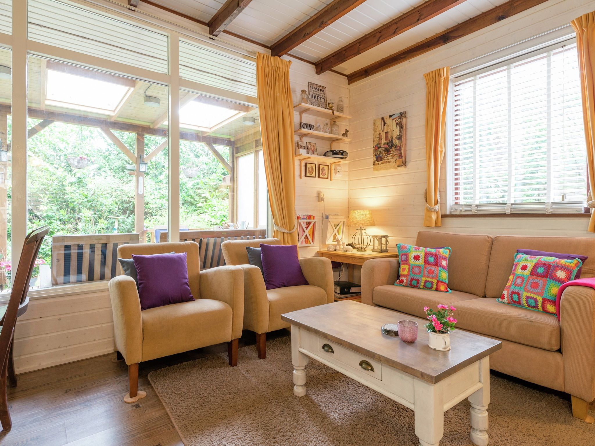 De woonkamer van Bunderbos in Ommen