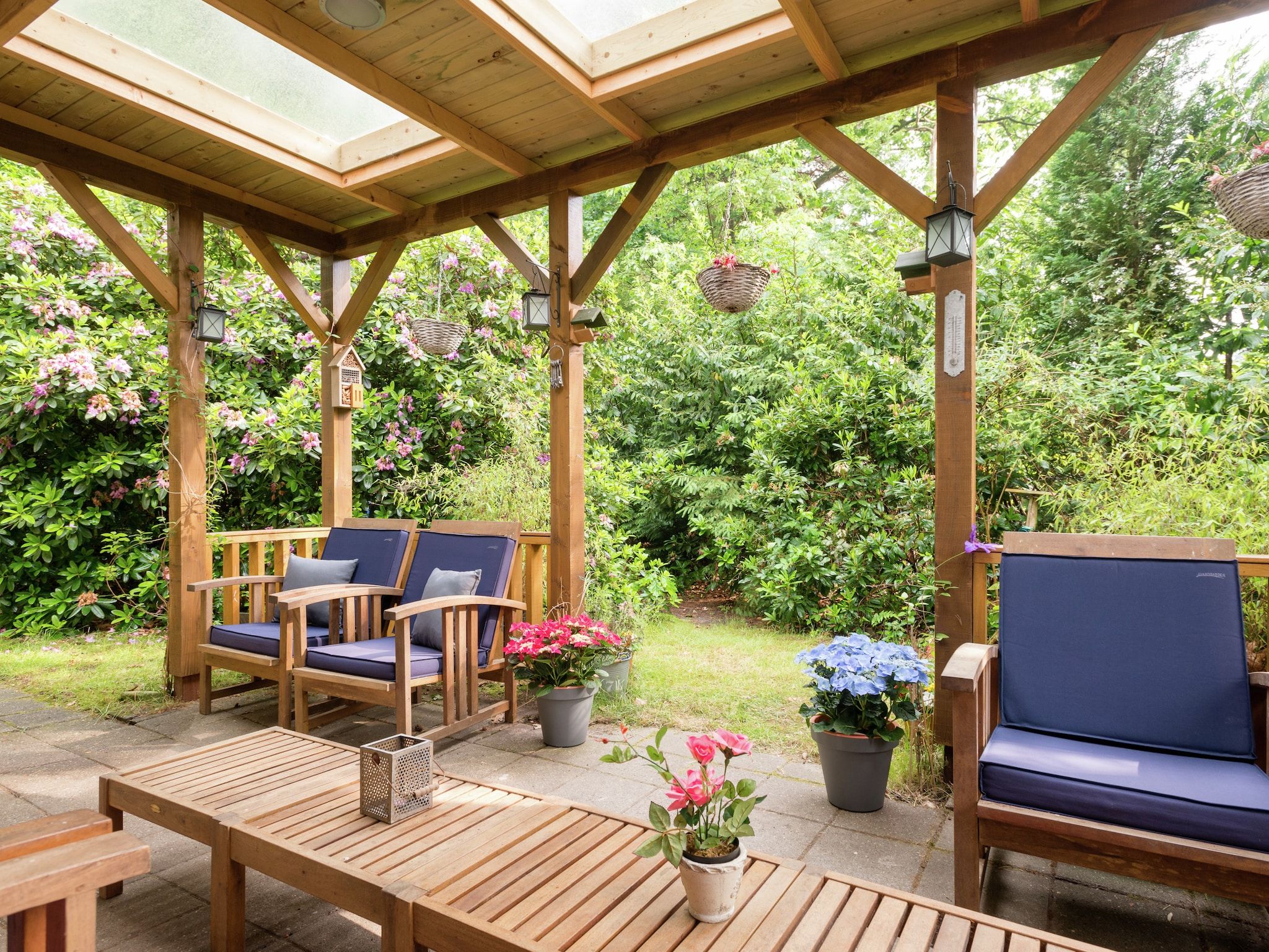 Het terras van Bunderbos in Ommen