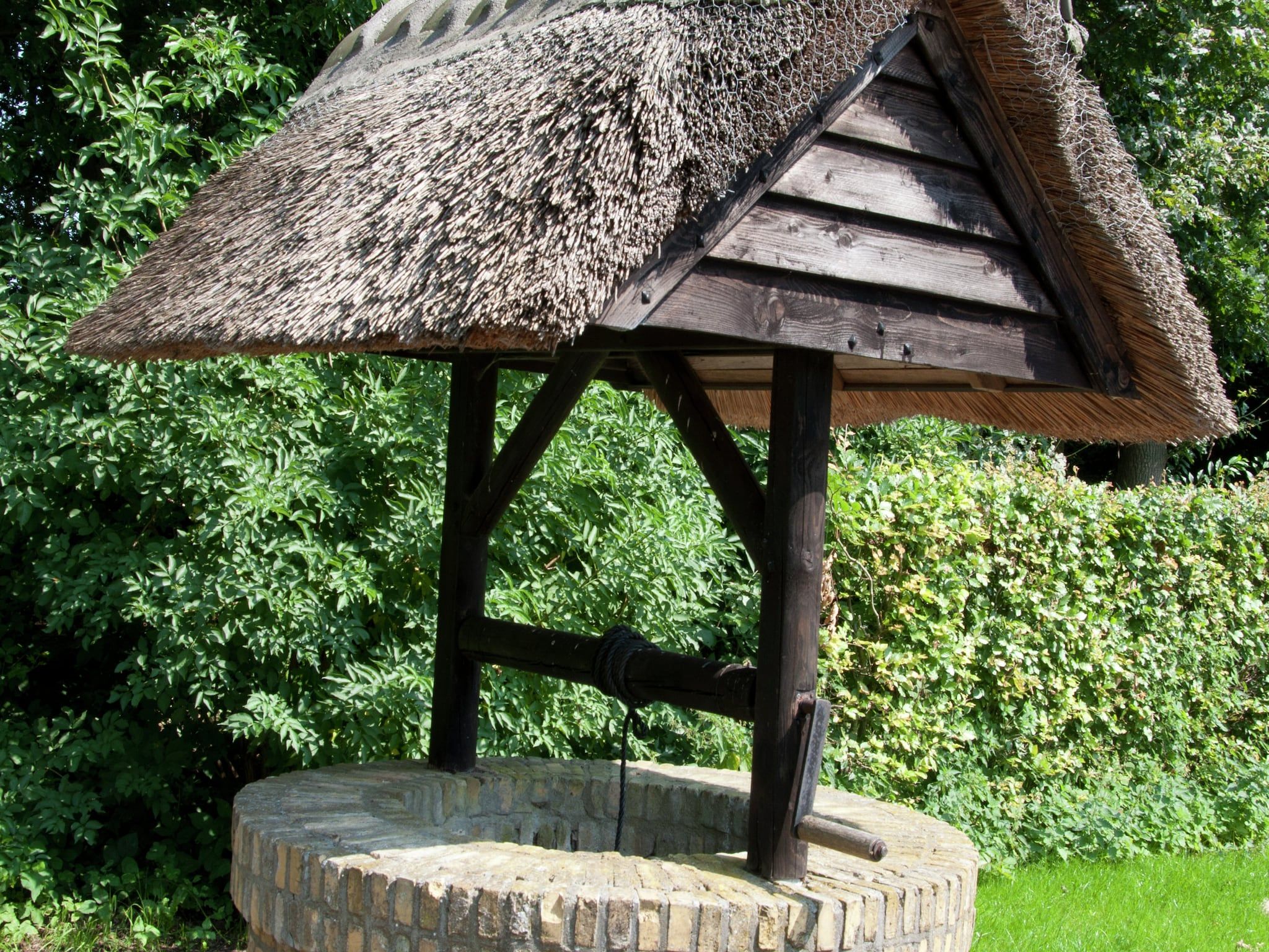 De tuin van Landhuis de Linde in Nijensleek