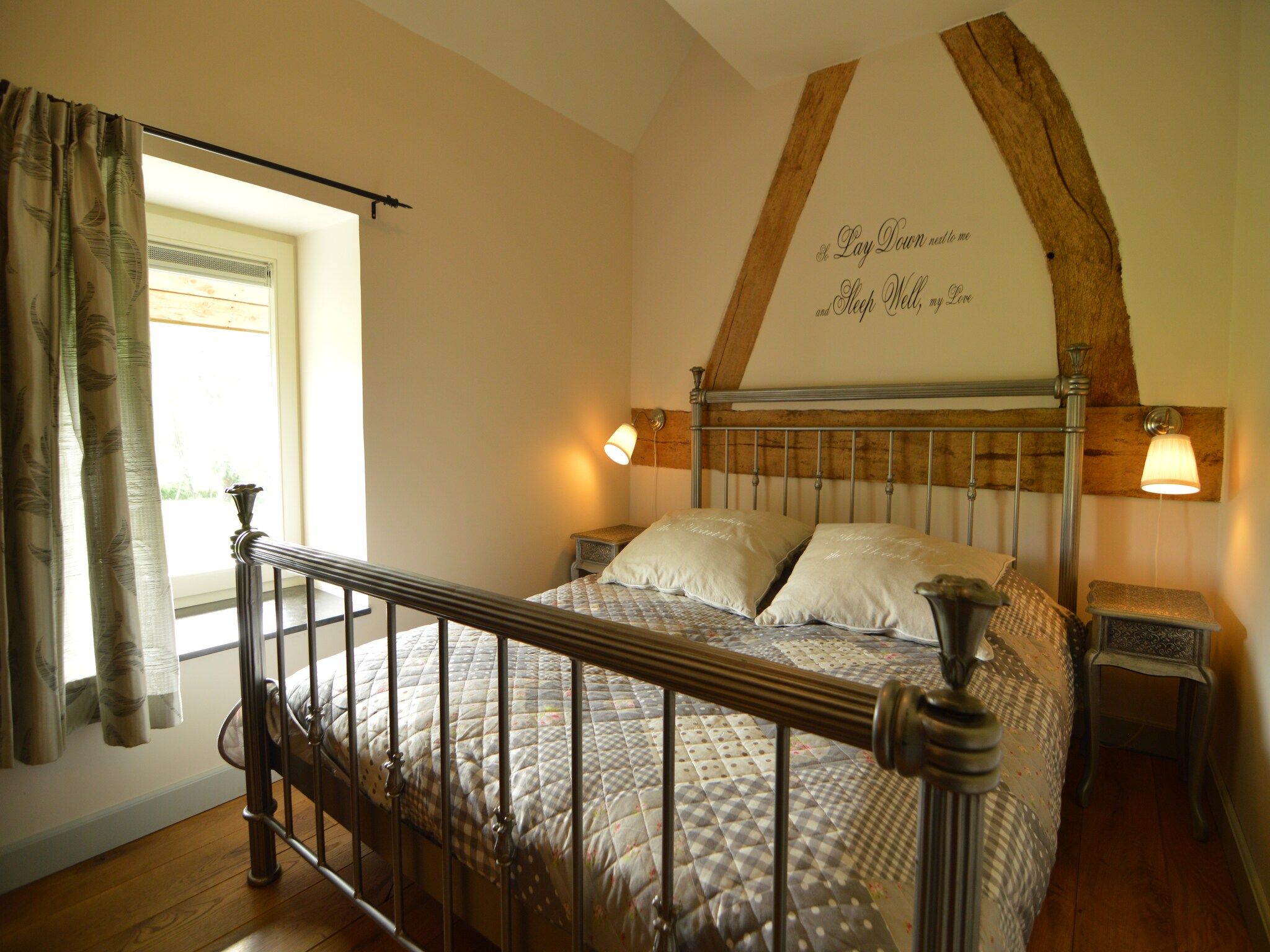 Een slaapkamer van Hoeve A Gen Water - Hummesknupke in Slenaken