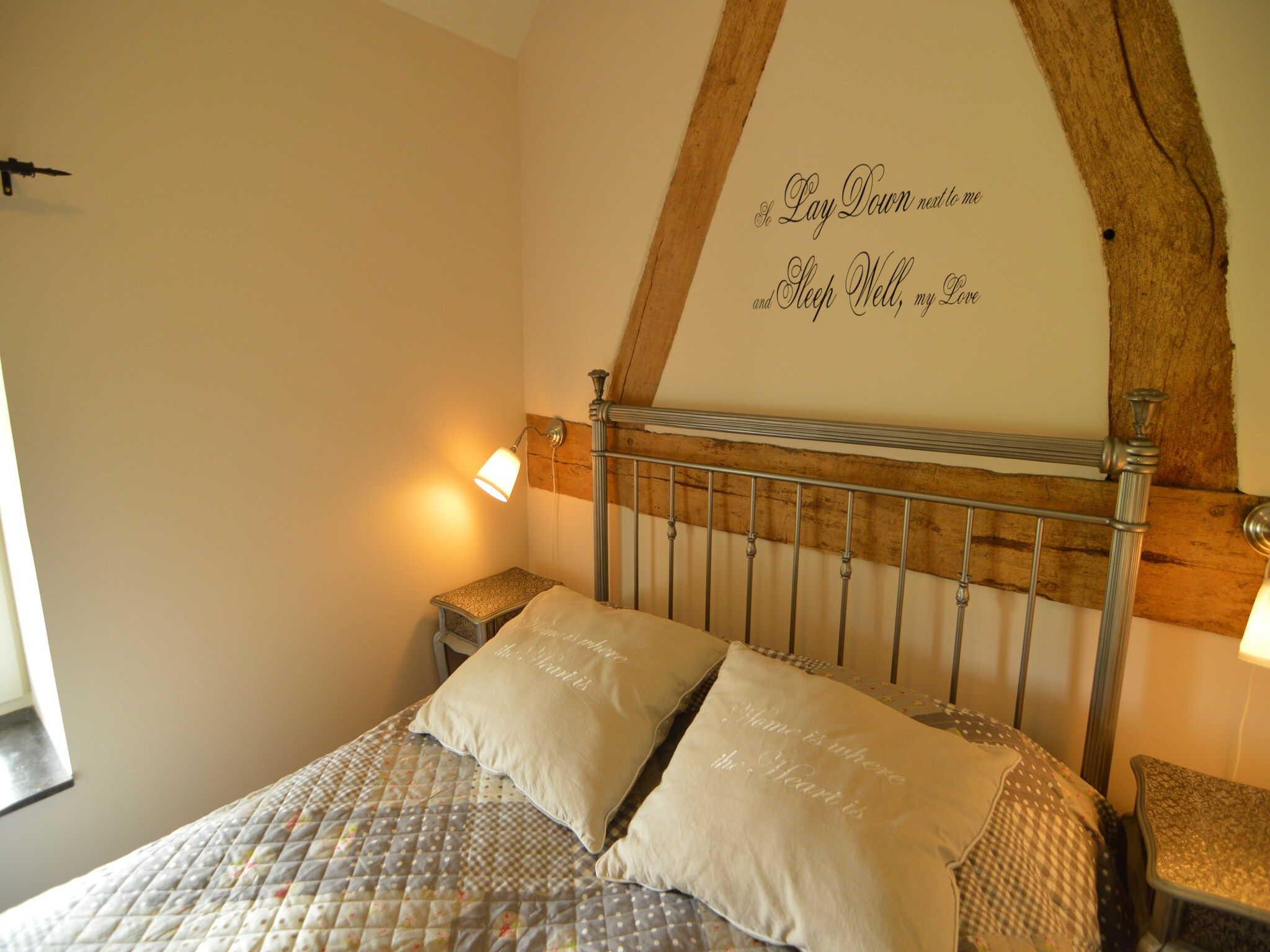 Een slaapkamer van Hoeve A Gen Water - Hummesknupke in Slenaken