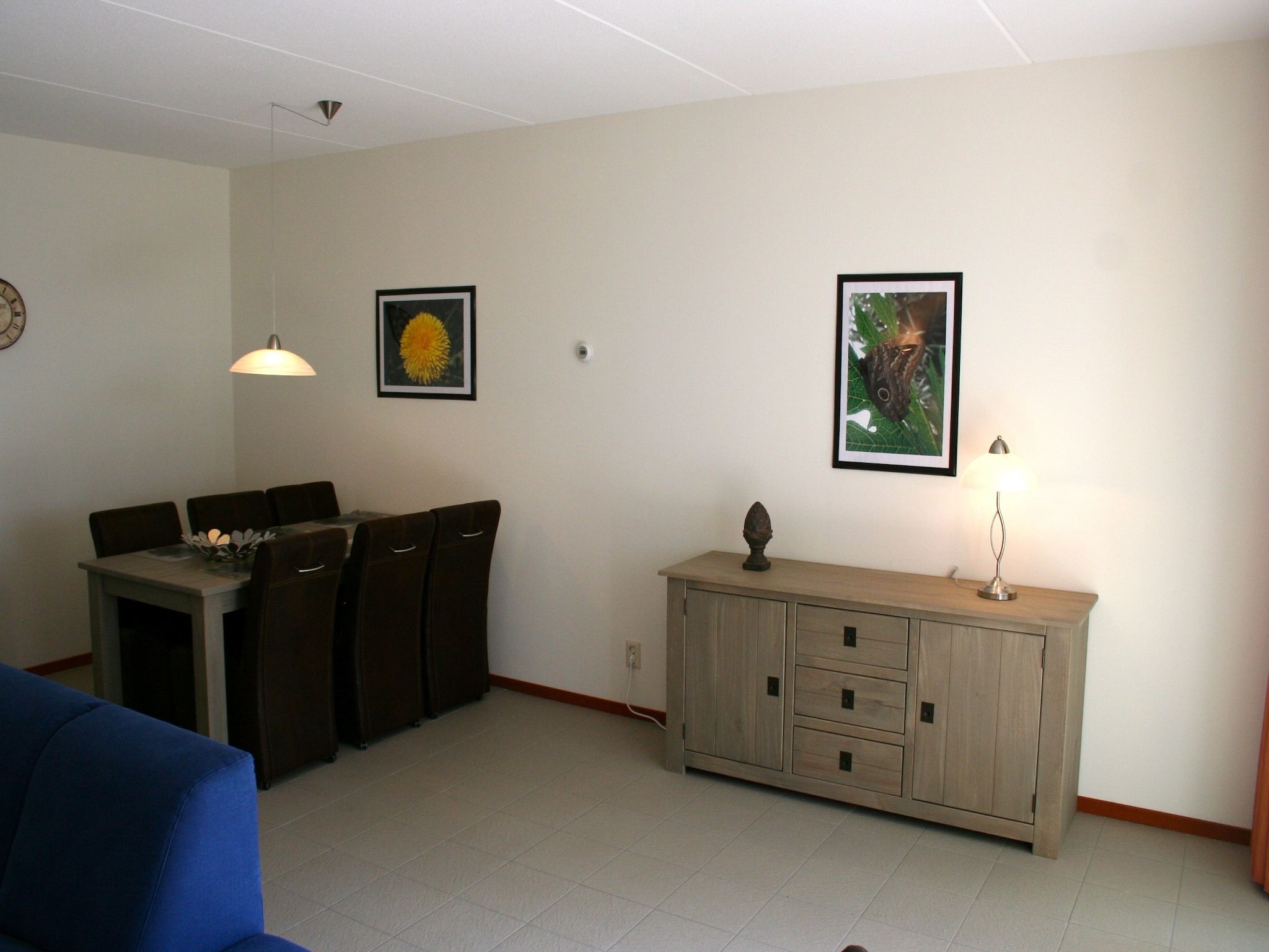 De eetkamer van Vakantiepark Horsetellerie 1 in Hardenberg (rheezerveen)