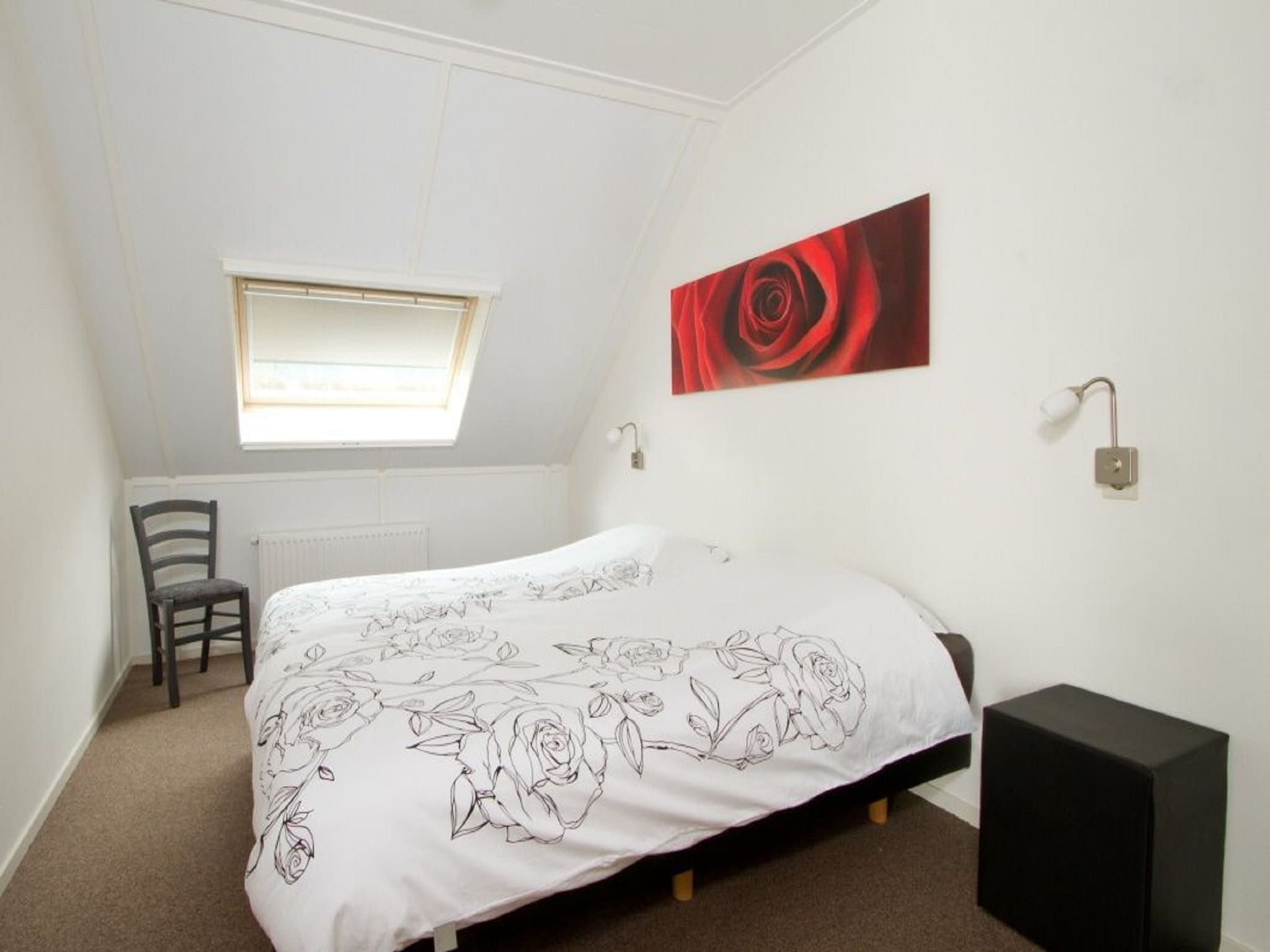 Een slaapkamer van Vakantiepark Horsetellerie 4 in Hardenberg (rheezerveen)