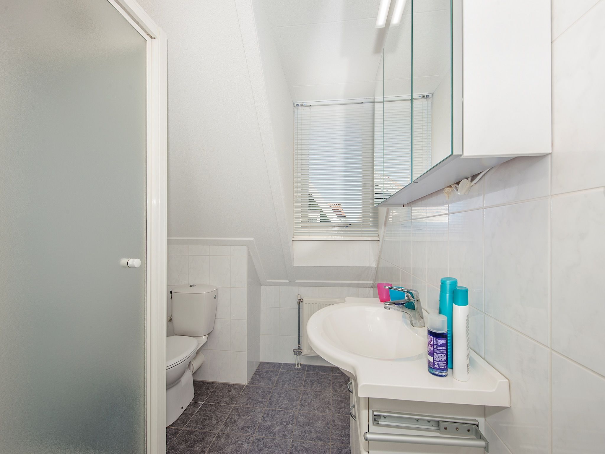 De badkamer van Aquadelta 9 in Bruinisse