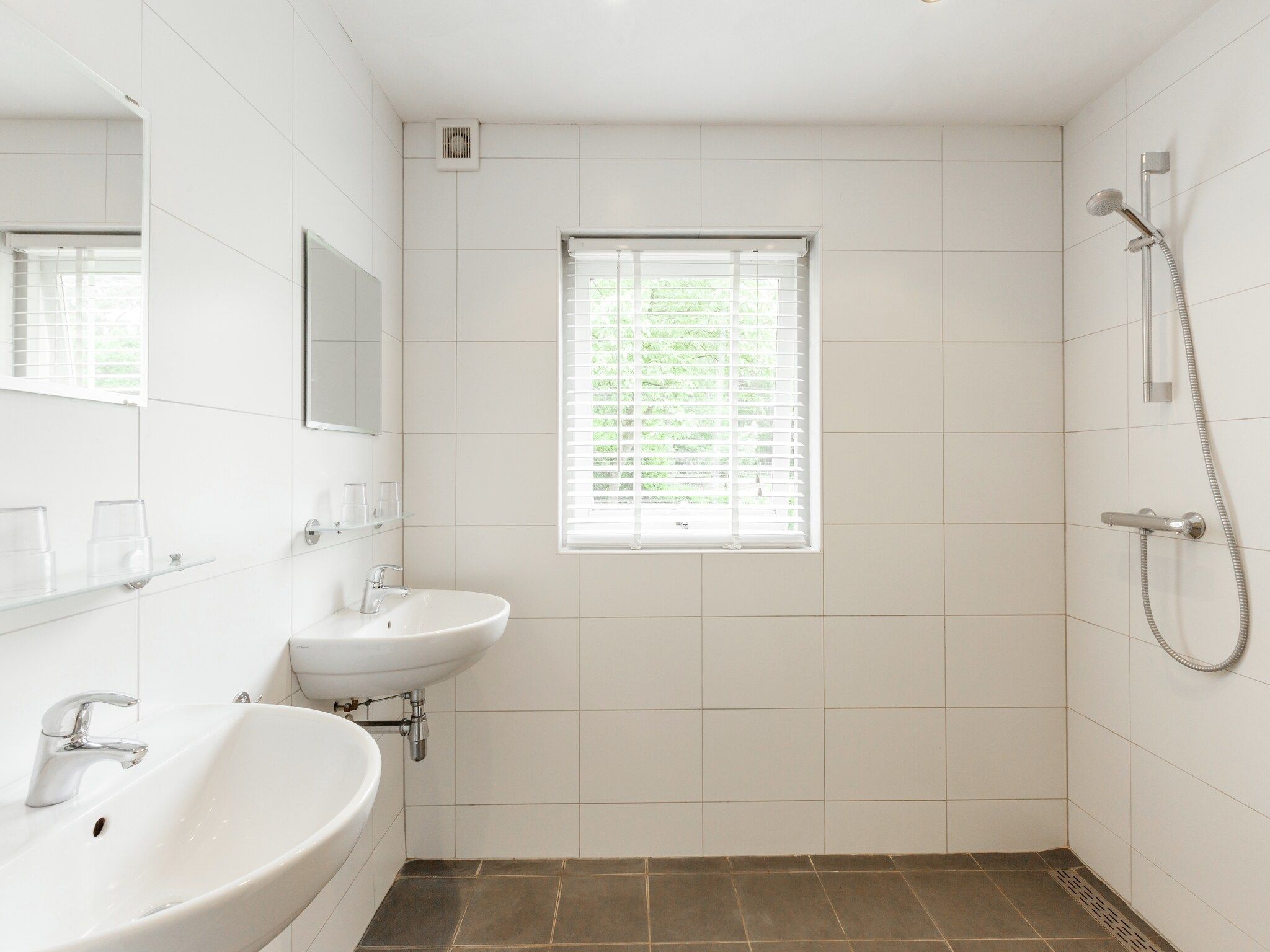 De badkamer van de Lansert in Vessem