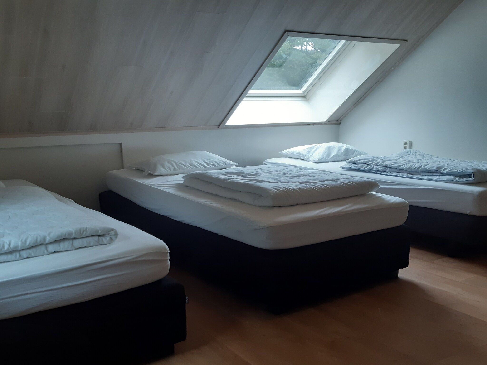 Een slaapkamer van de Lansert in Vessem