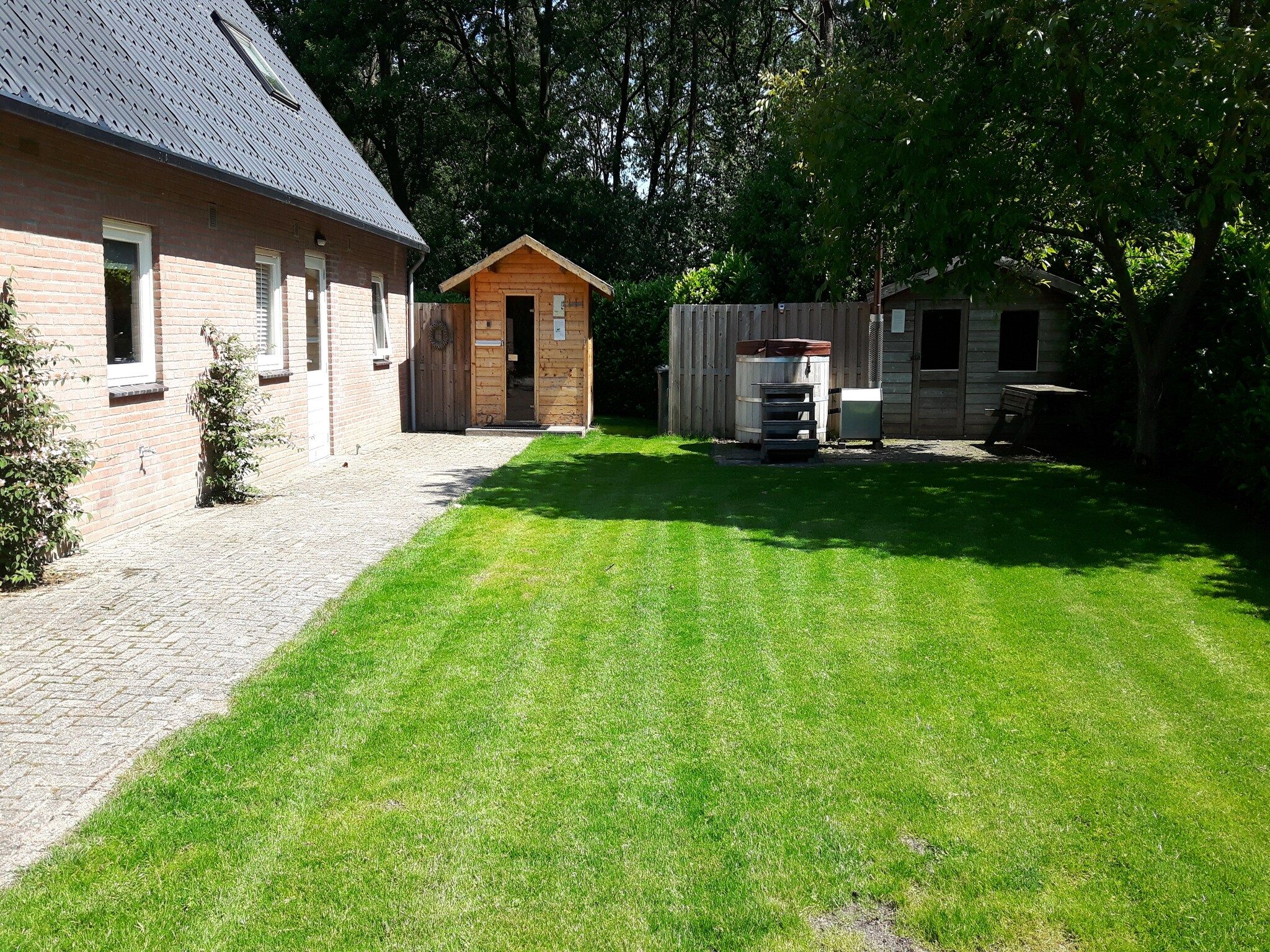 De tuin van de Lansert in Vessem